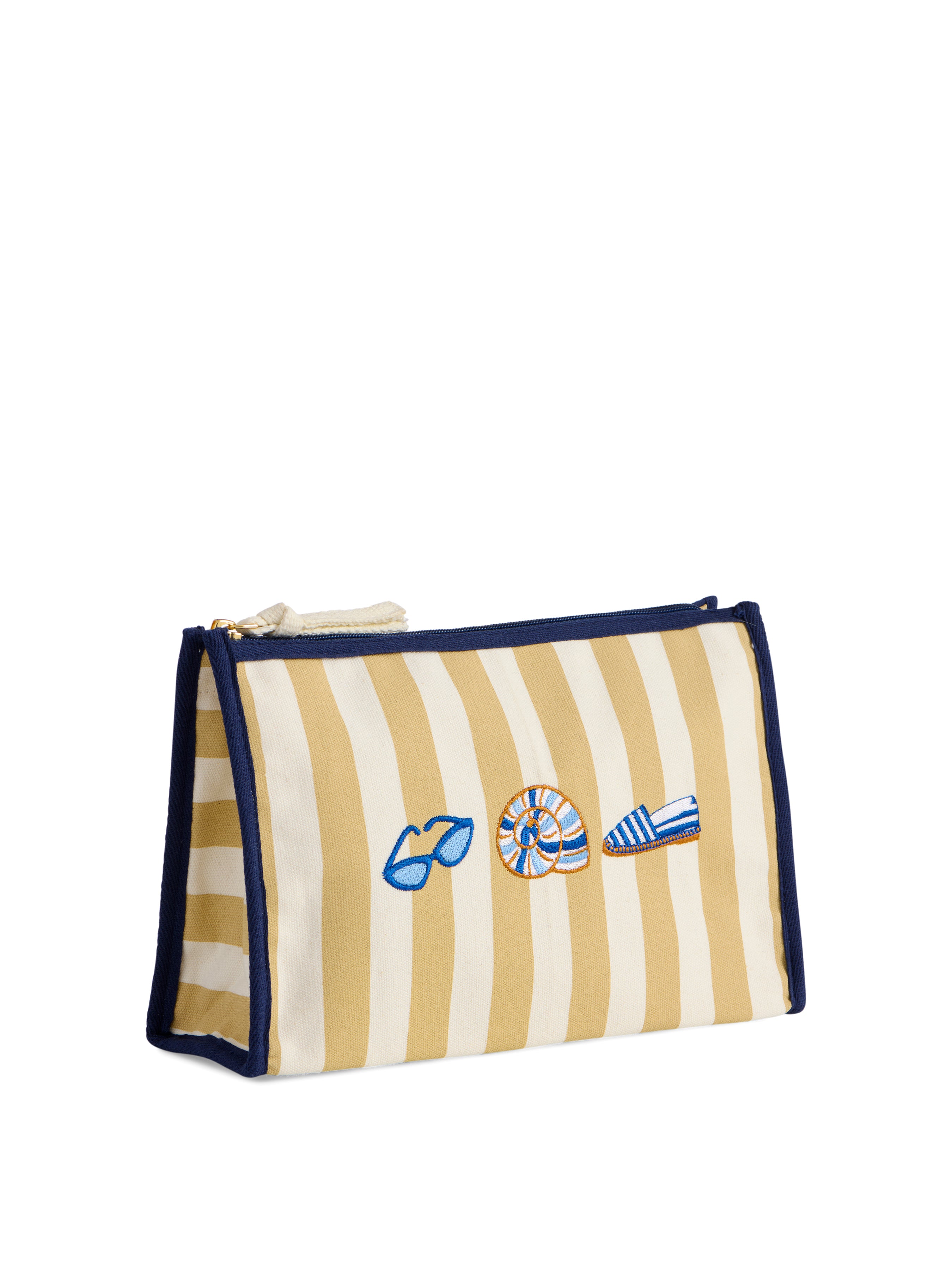 Shiraleah Shelly Zip Pouch, Natural