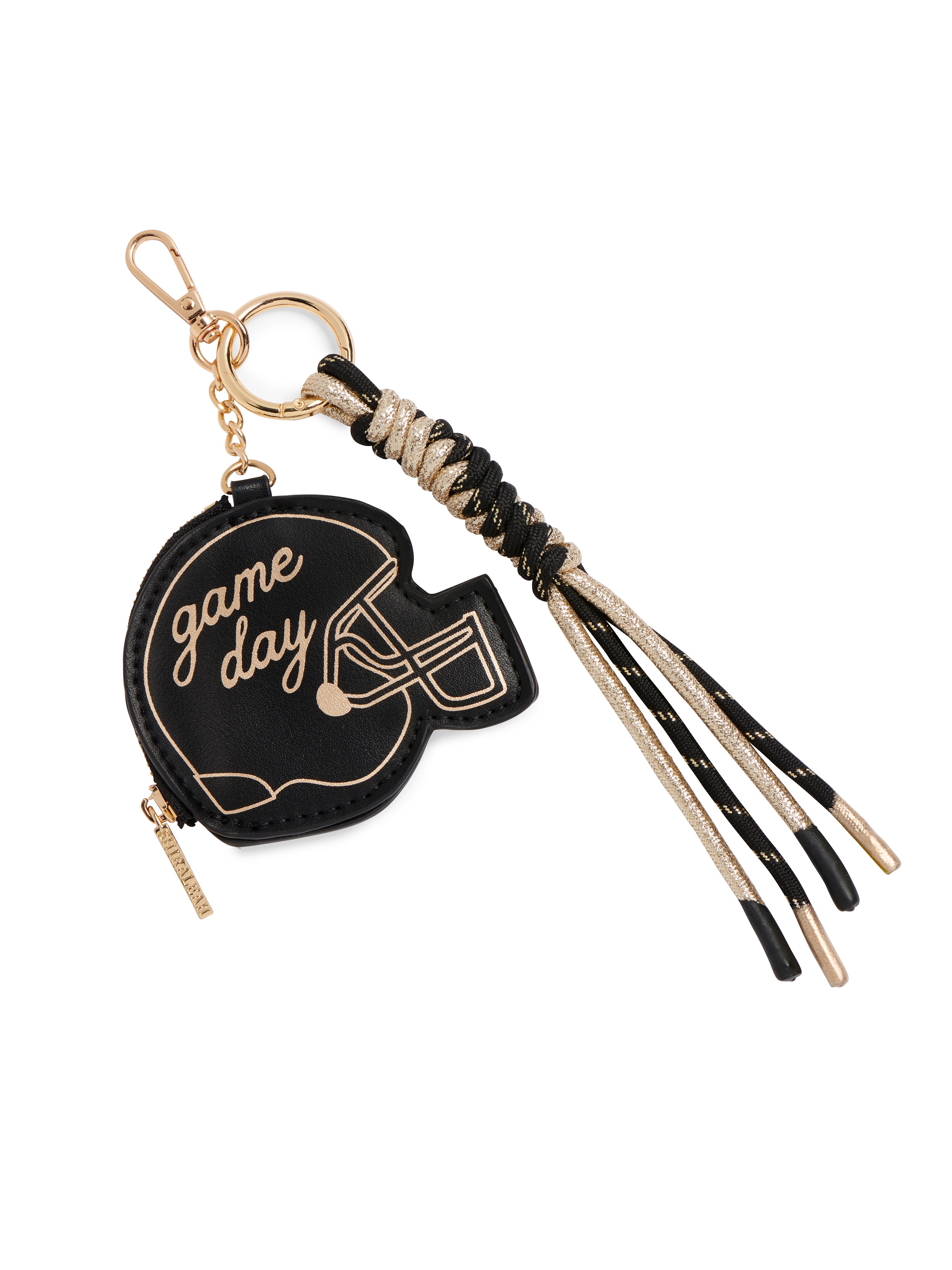 Shiraleah Helmet Bag Charm/Key Ring Black