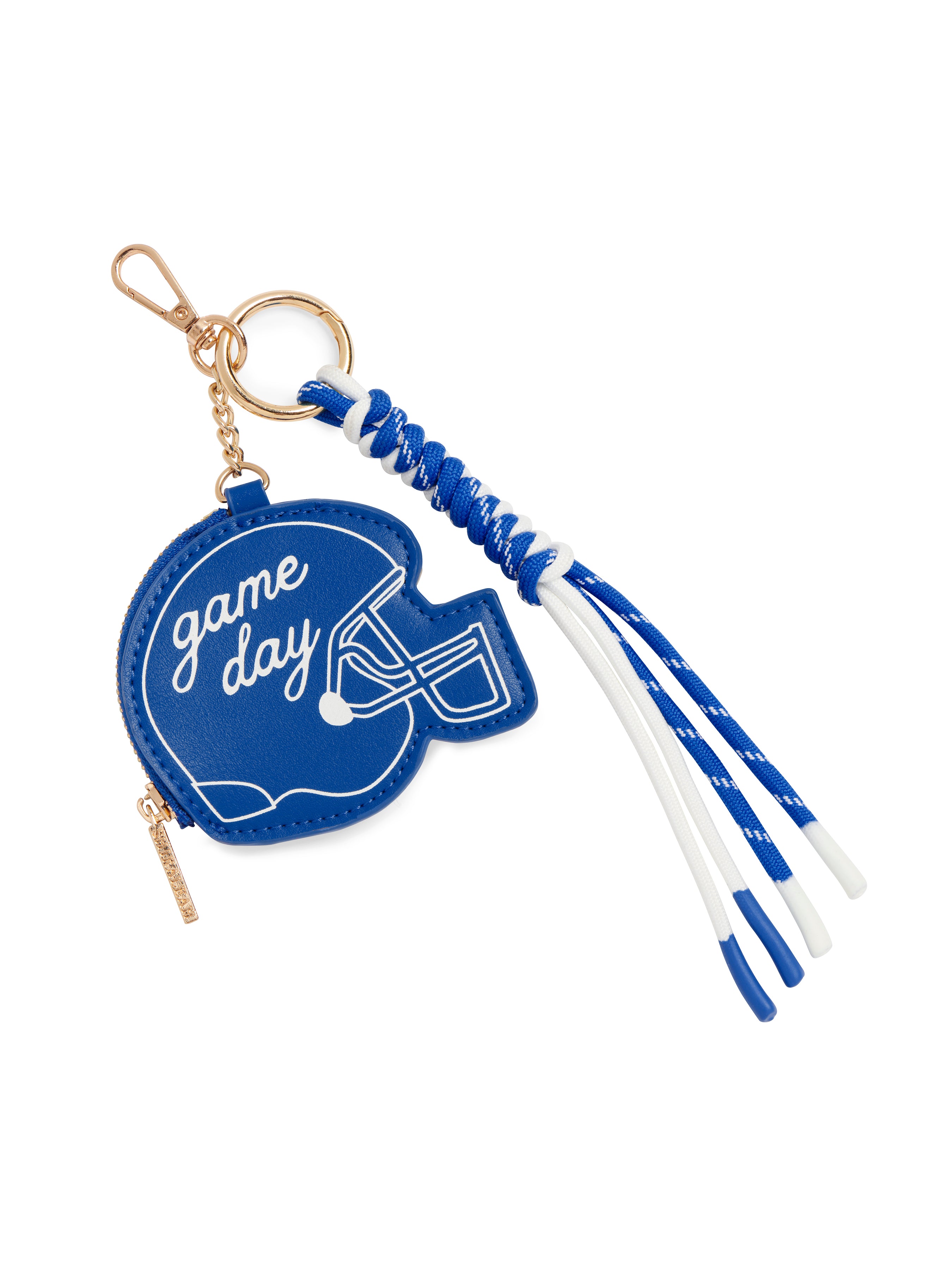 Shiraleah Helmet Bag Charm/Key Ring Blue