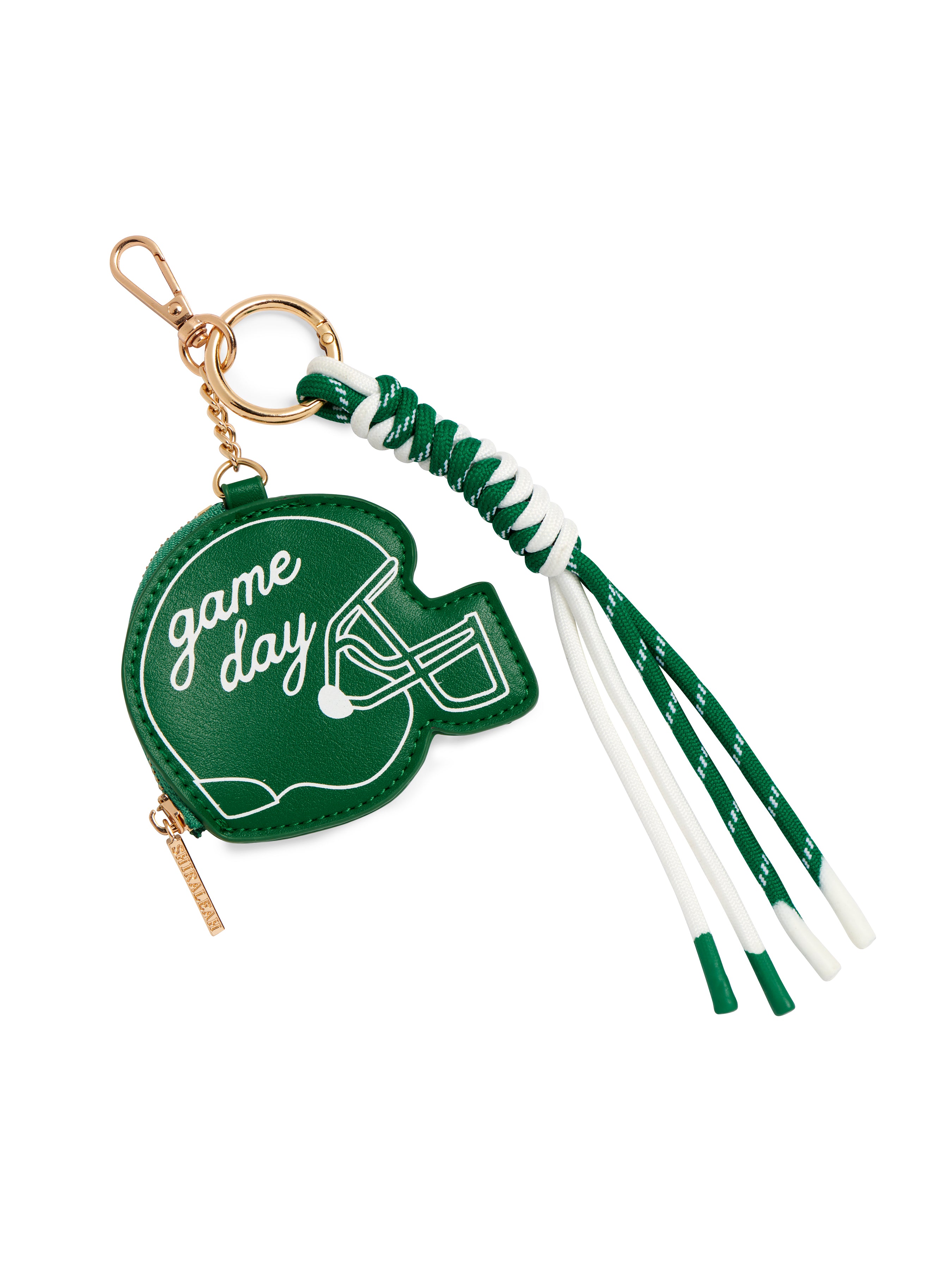 Shiraleah Helmet Bag Charm/Key Ring Green