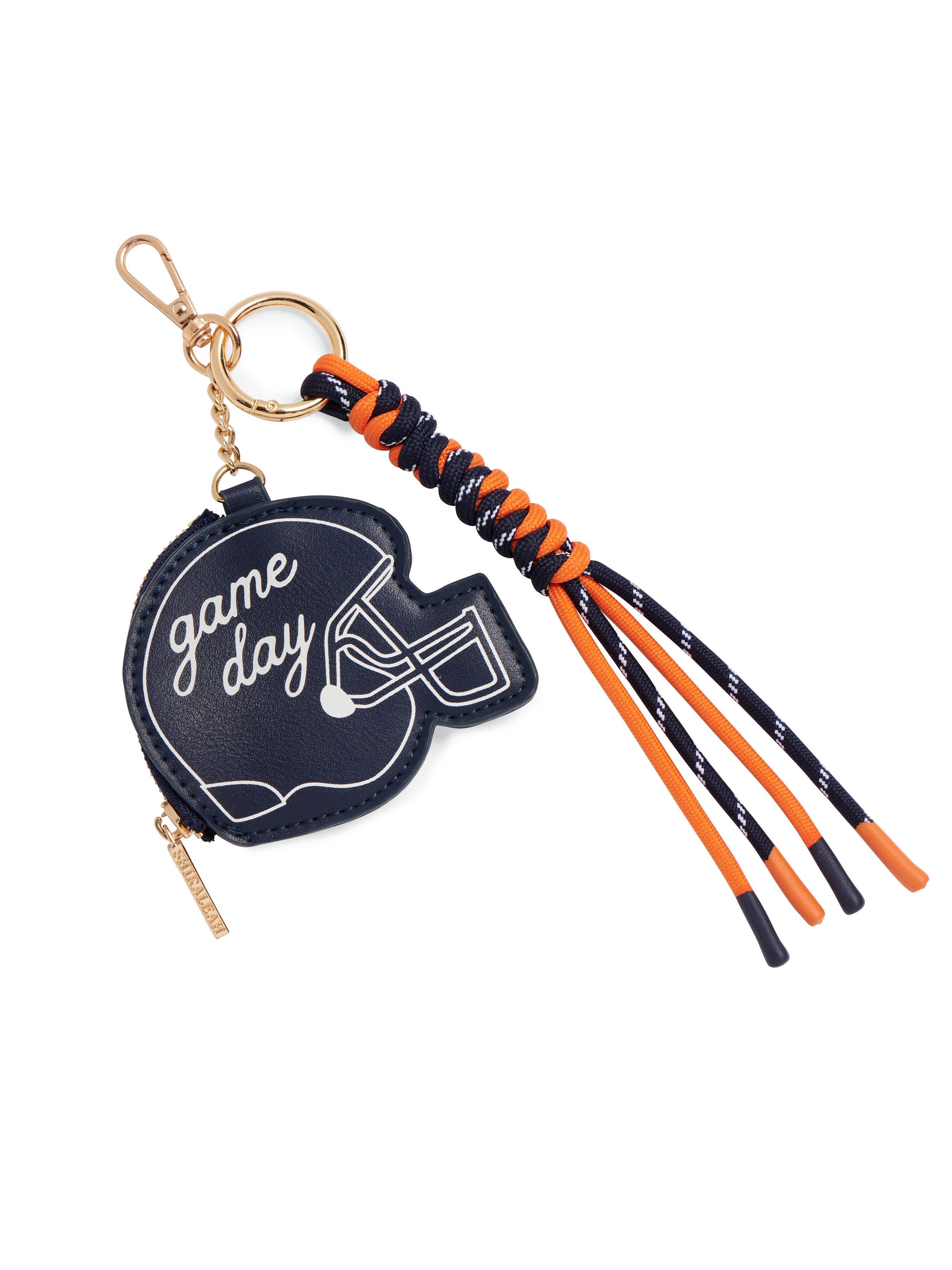Shiraleah Helmet Bag Charm/Key Ring Navy