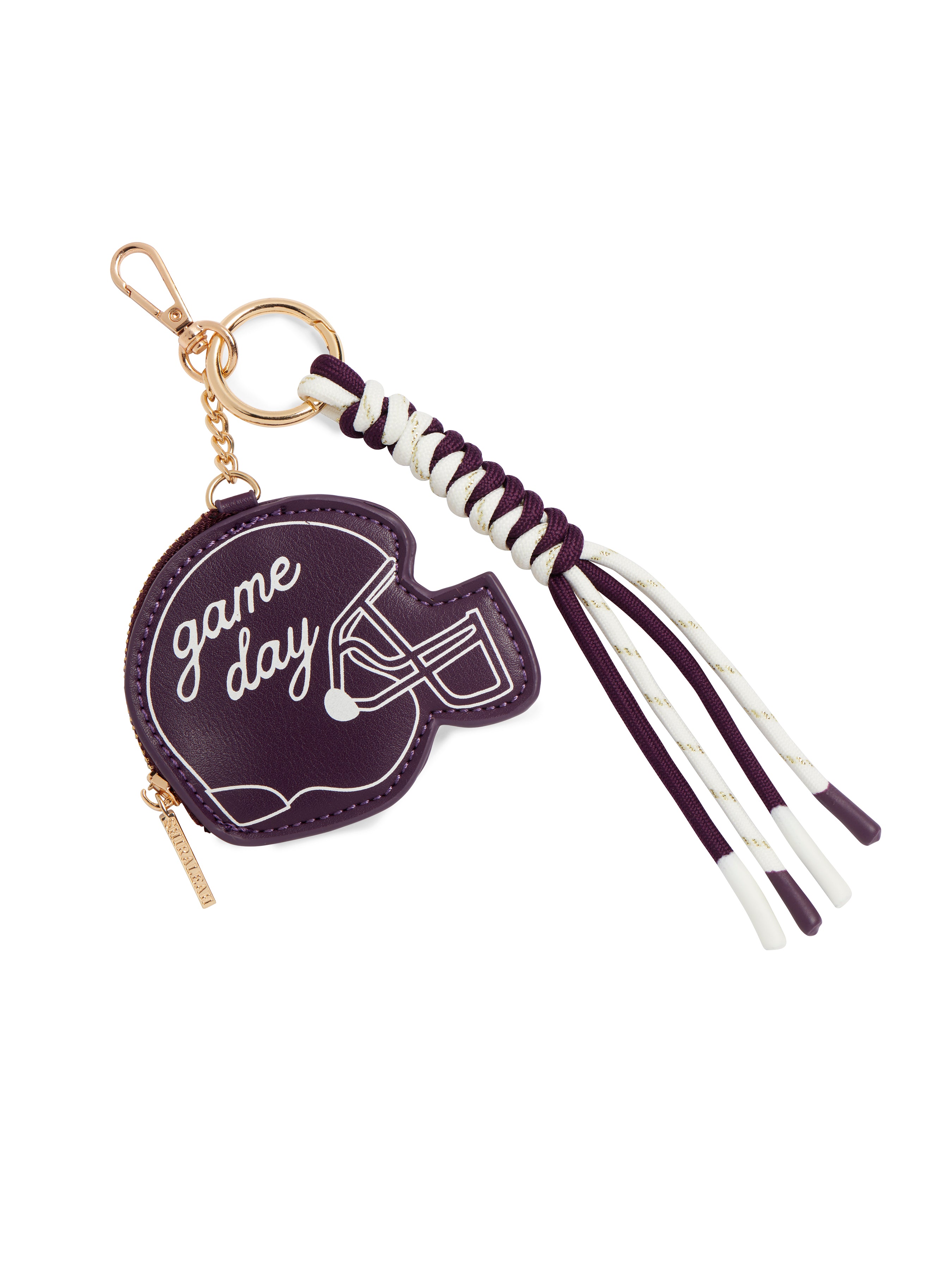 Shiraleah Helmet Bag Charm/Key Ring Purple