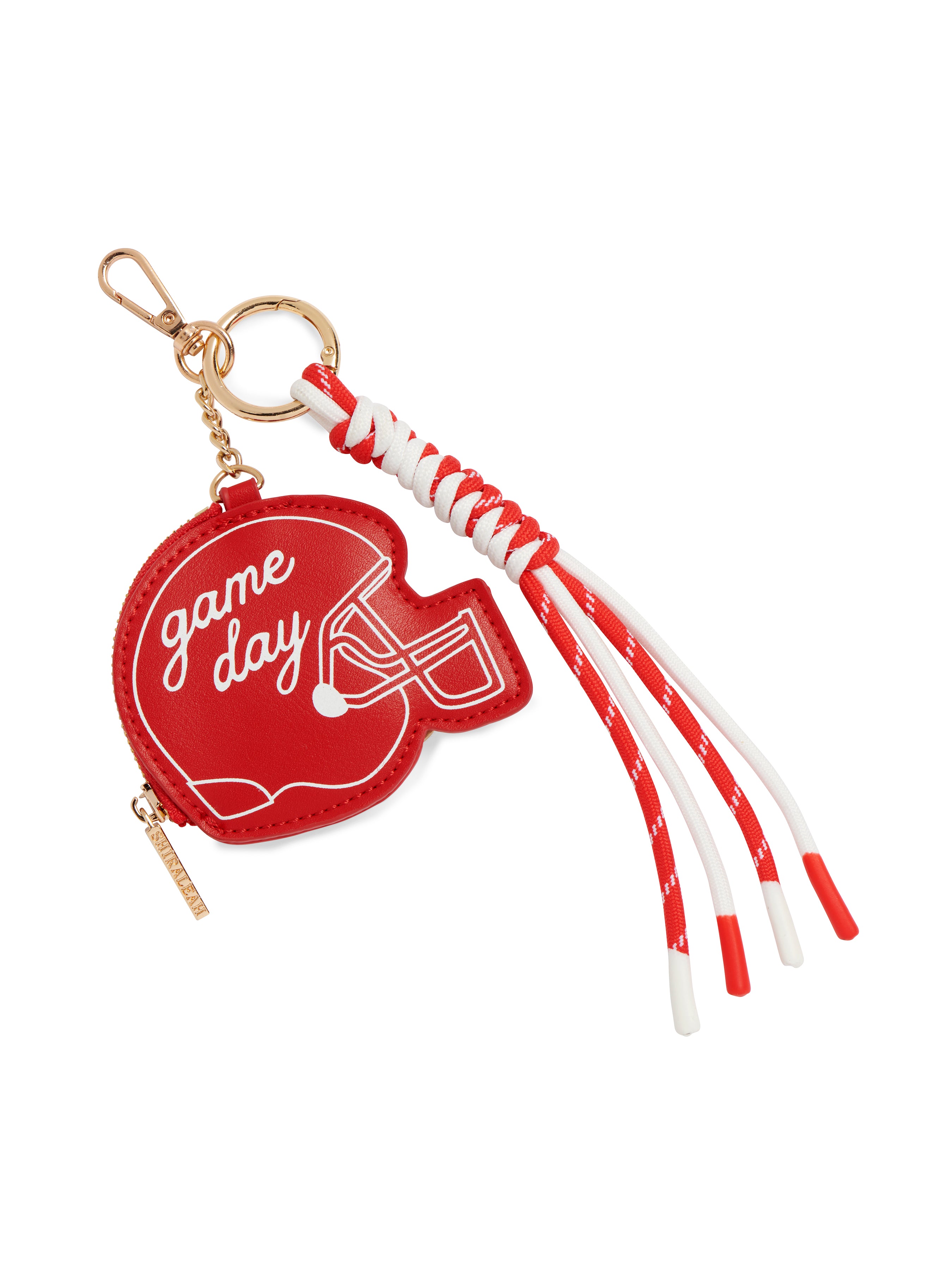 Shiraleah Helmet Bag Charm/Key Ring Red