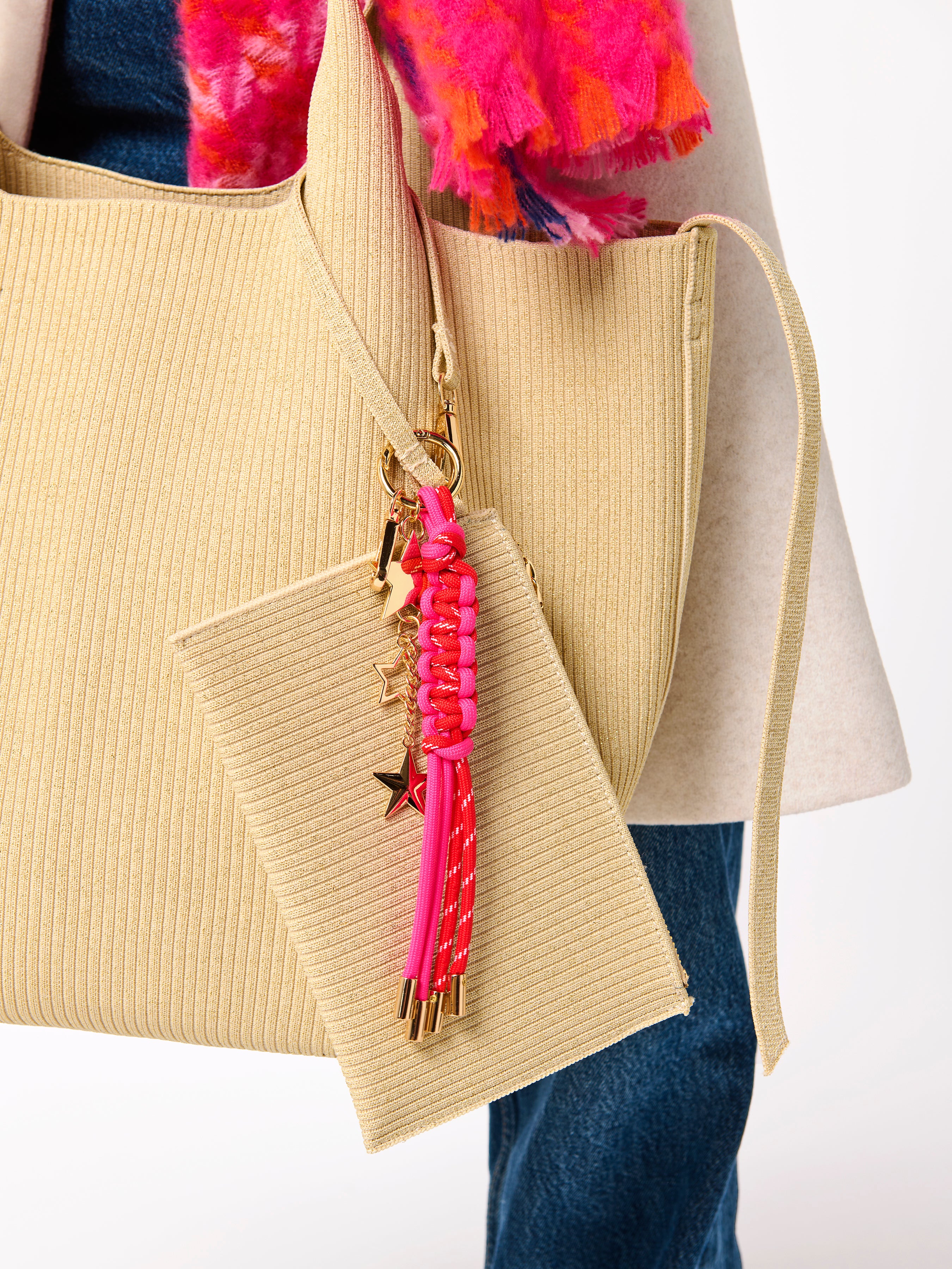 Shiraleah Starlet Bag Charm/Key Ring PINK