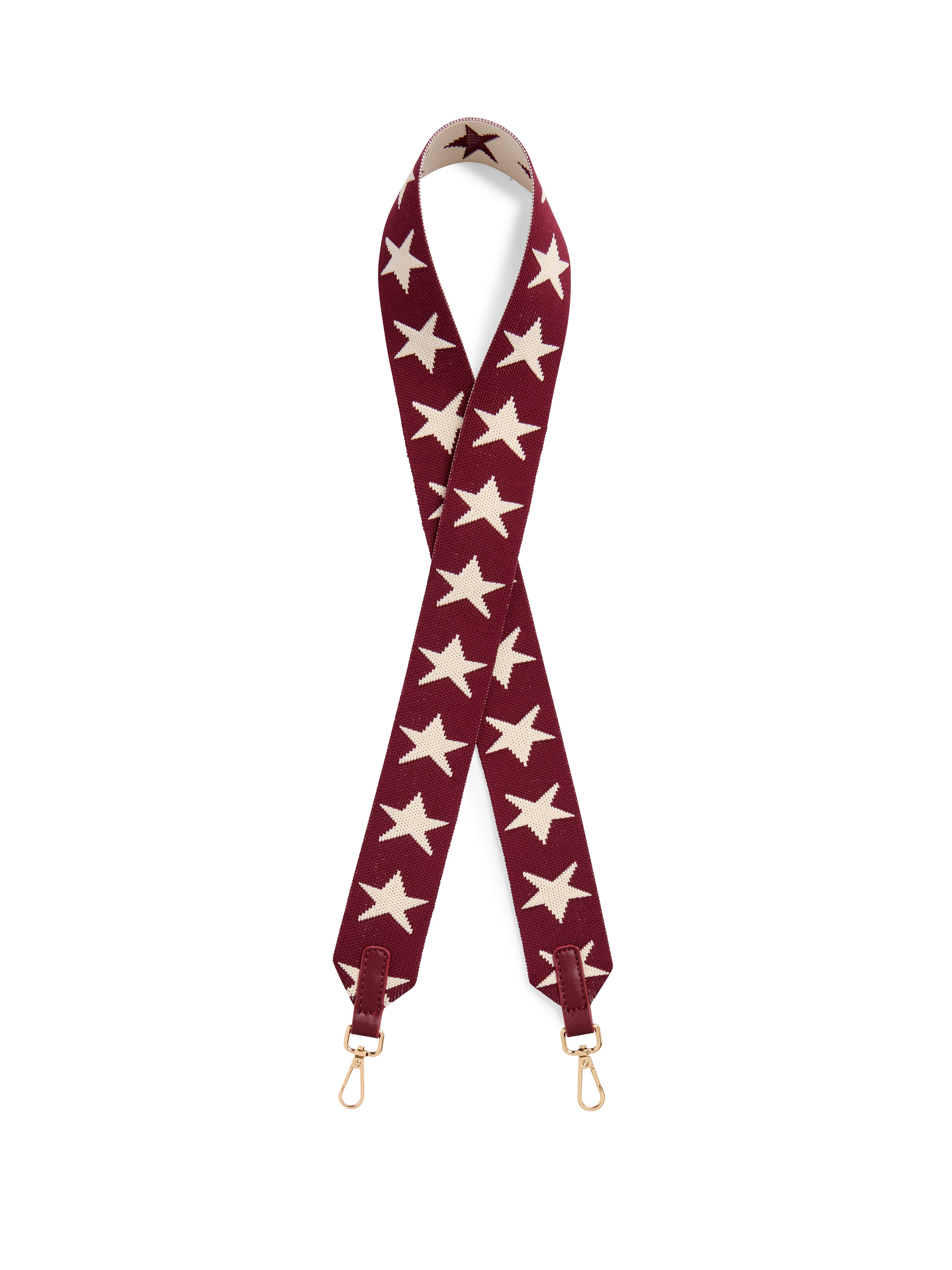 Shiraleah Stars Game Day Strap Maroon