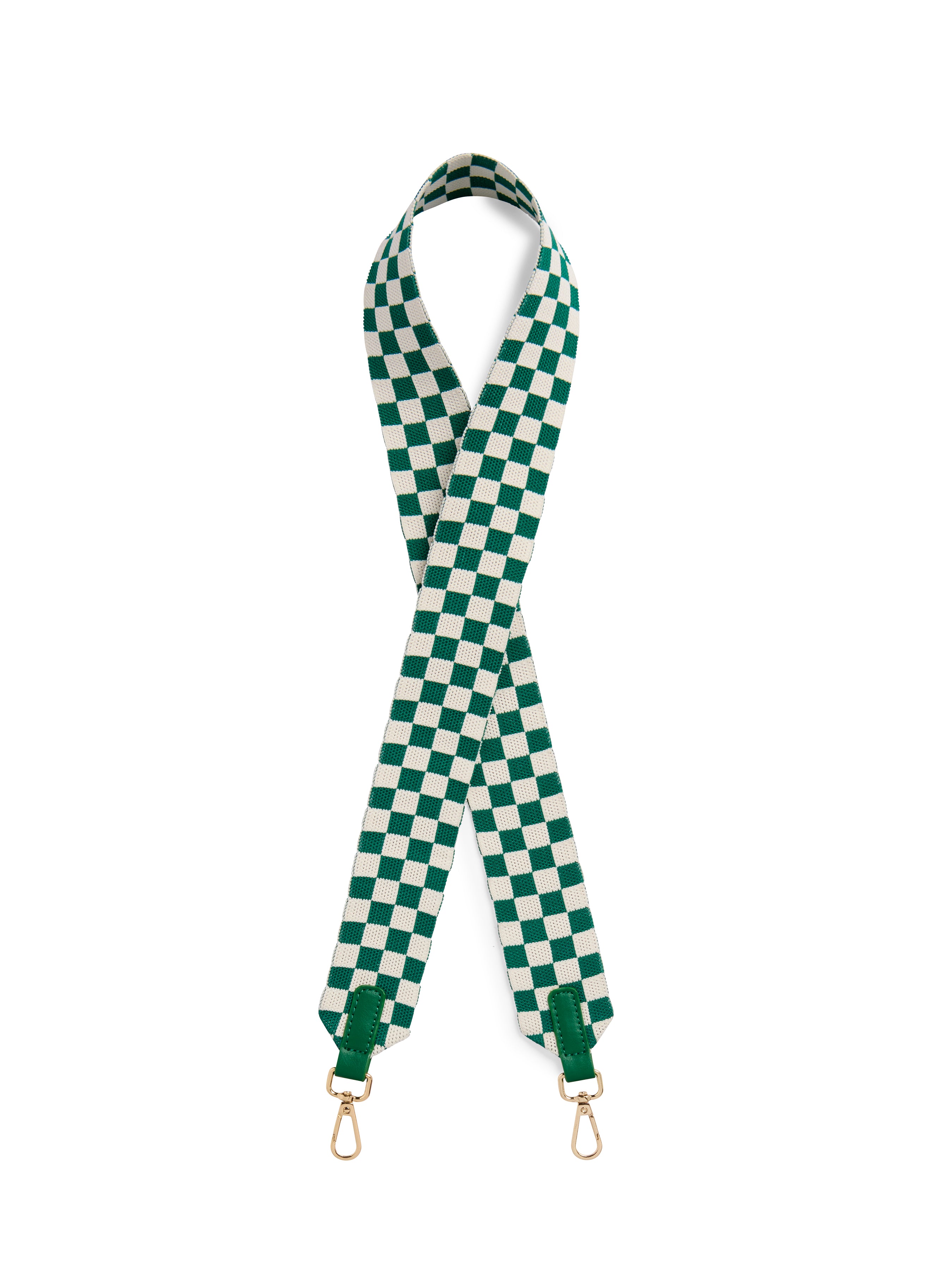 Shiraleah Checkered Game Day Strap Green
