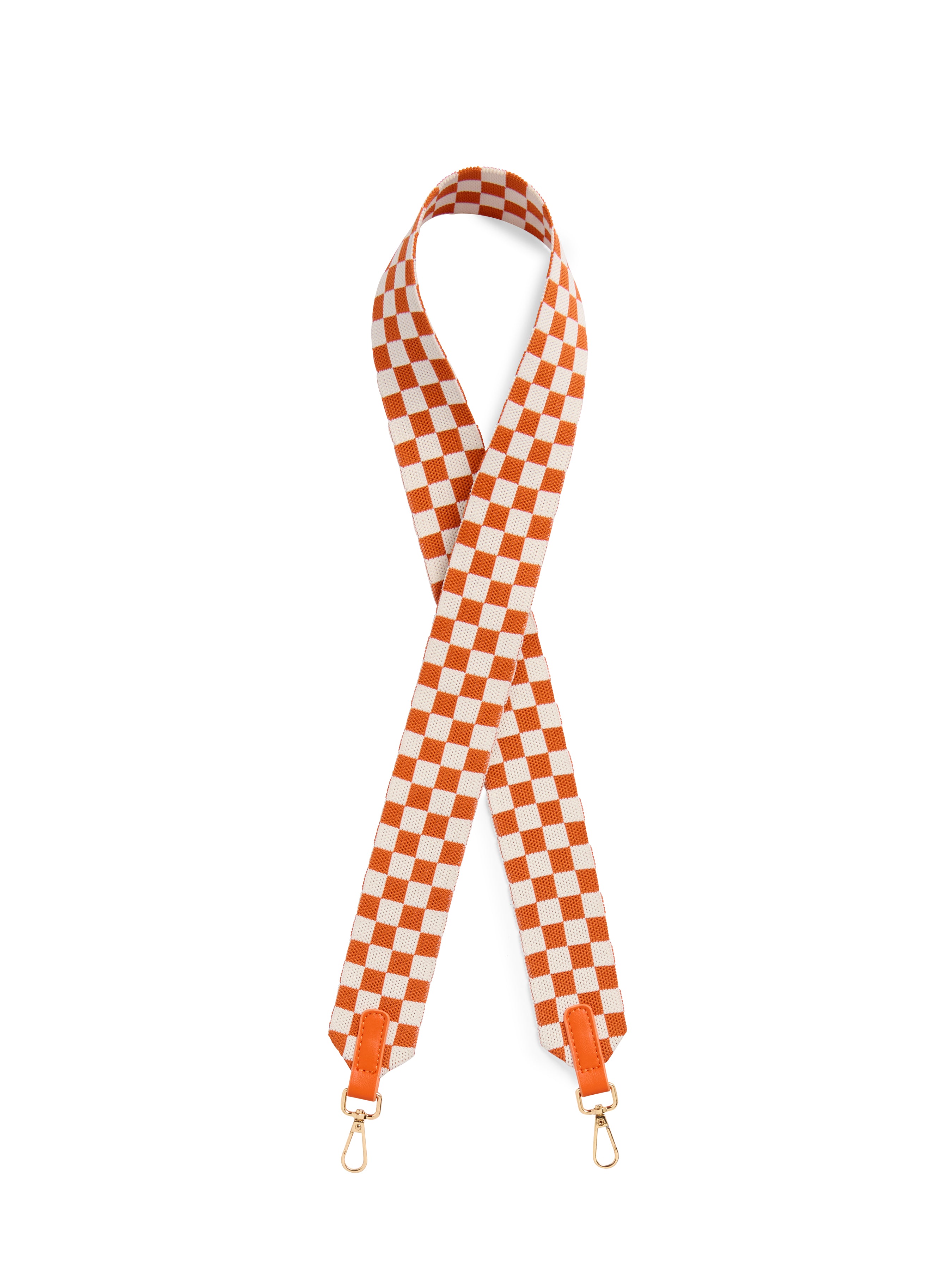 Shiraleah Checkered Game Day Strap Orange