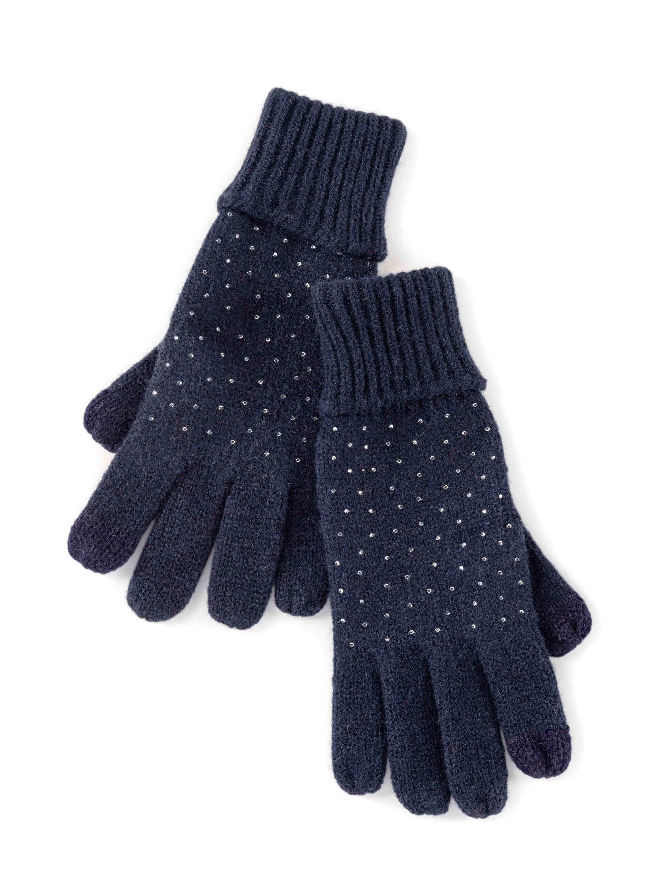 Shiraleah Natalia Touchscreen Gloves NAVY