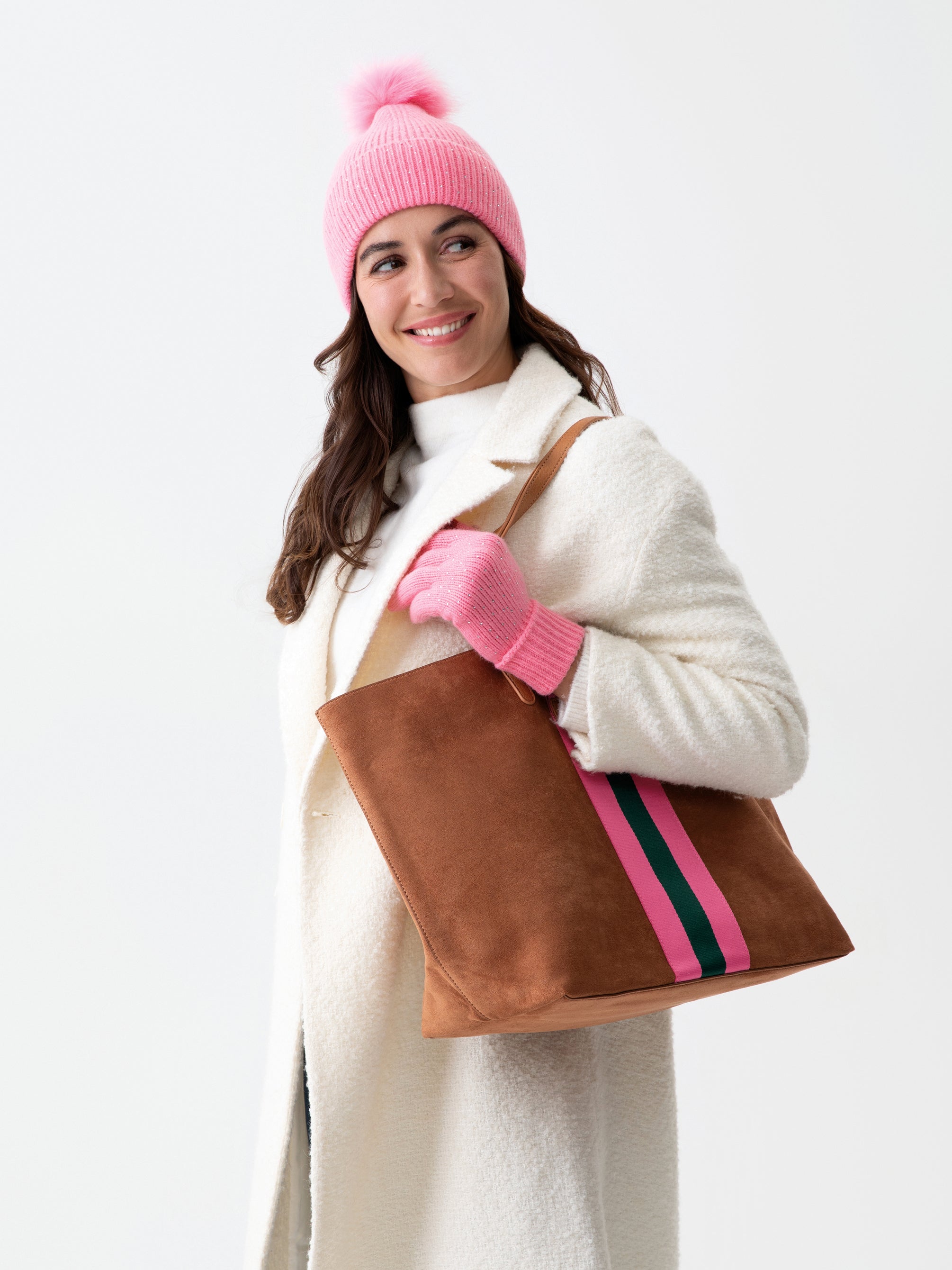 Shiraleah Natalia Touchscreen Gloves PINK