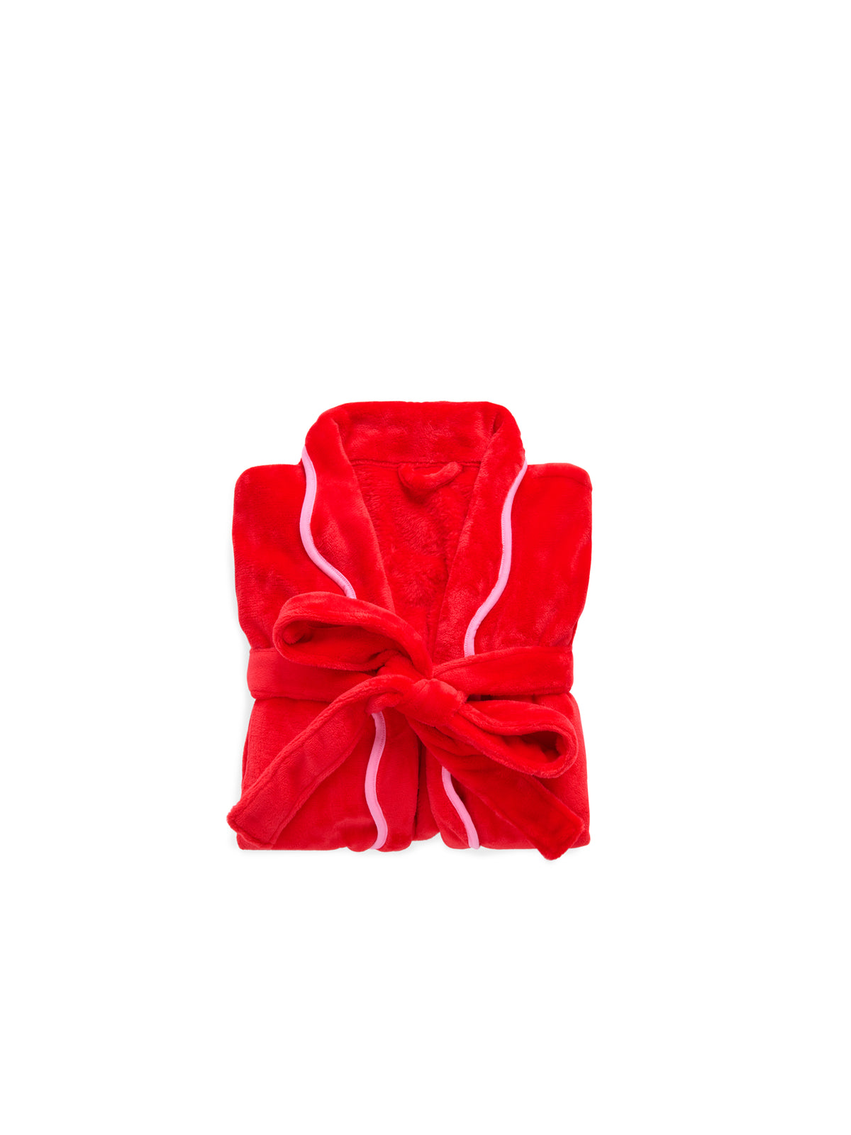 Shiraleah Rosie Scallop Robe RED / S/M