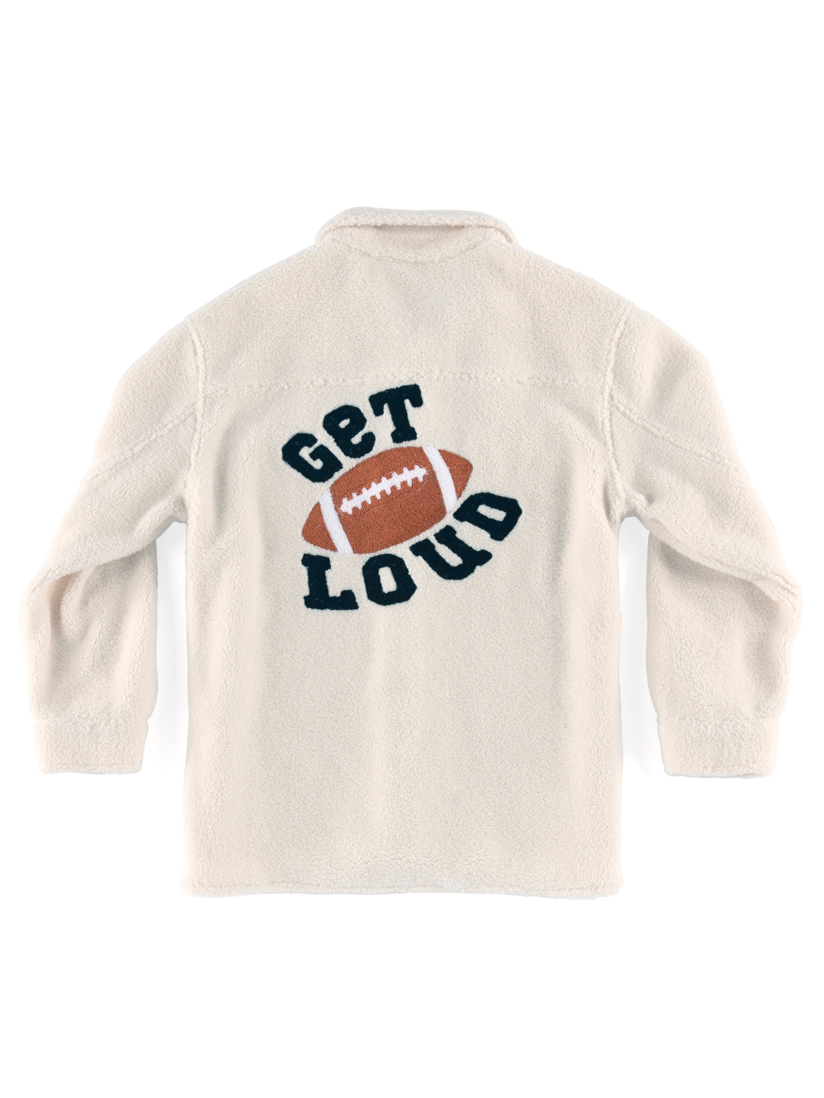 Shiraleah "Get Loud" Sherpa Shacket IVORY