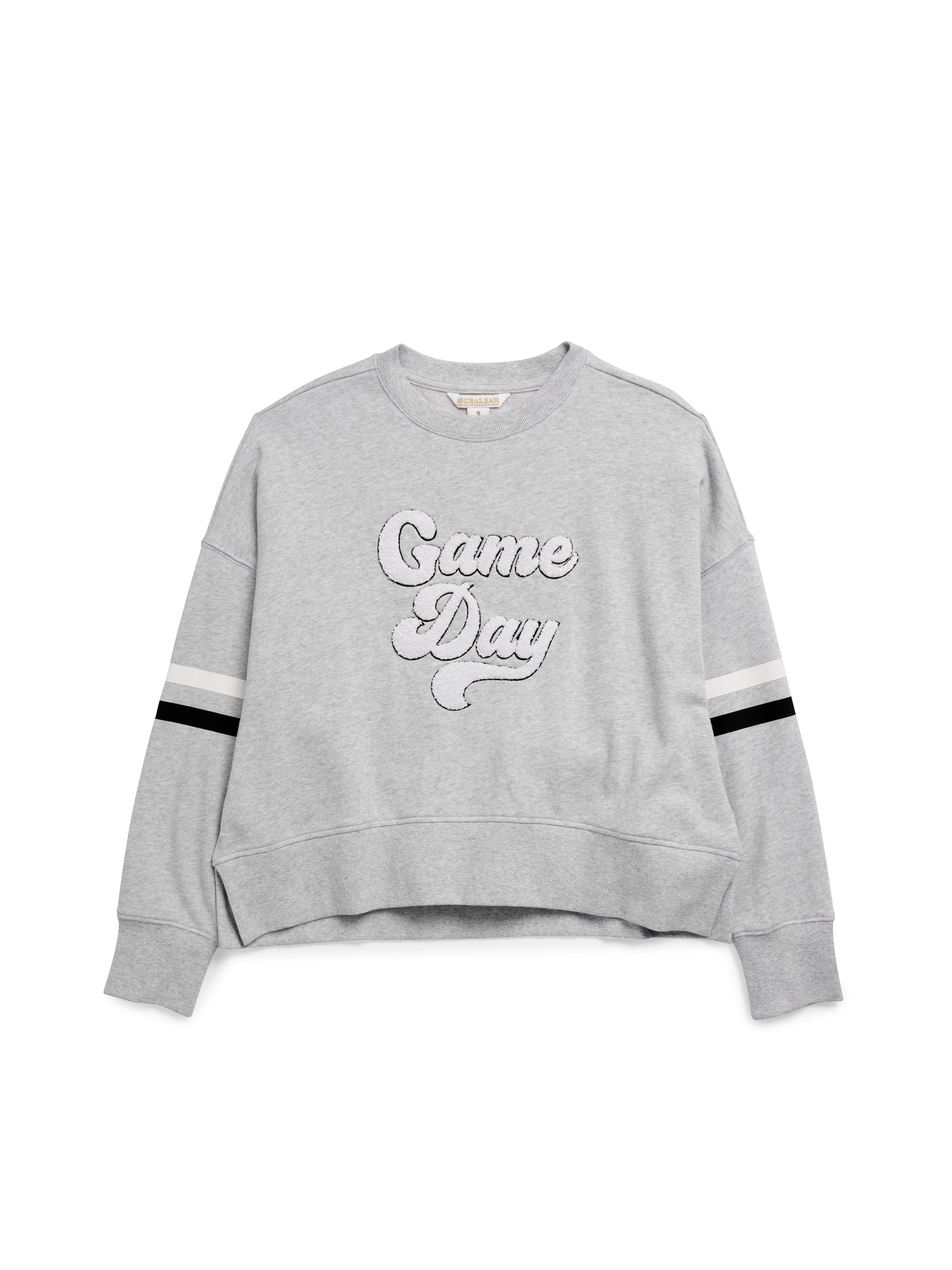 Shiraleah "Game Day" Relaxed Sweatshirt GREY