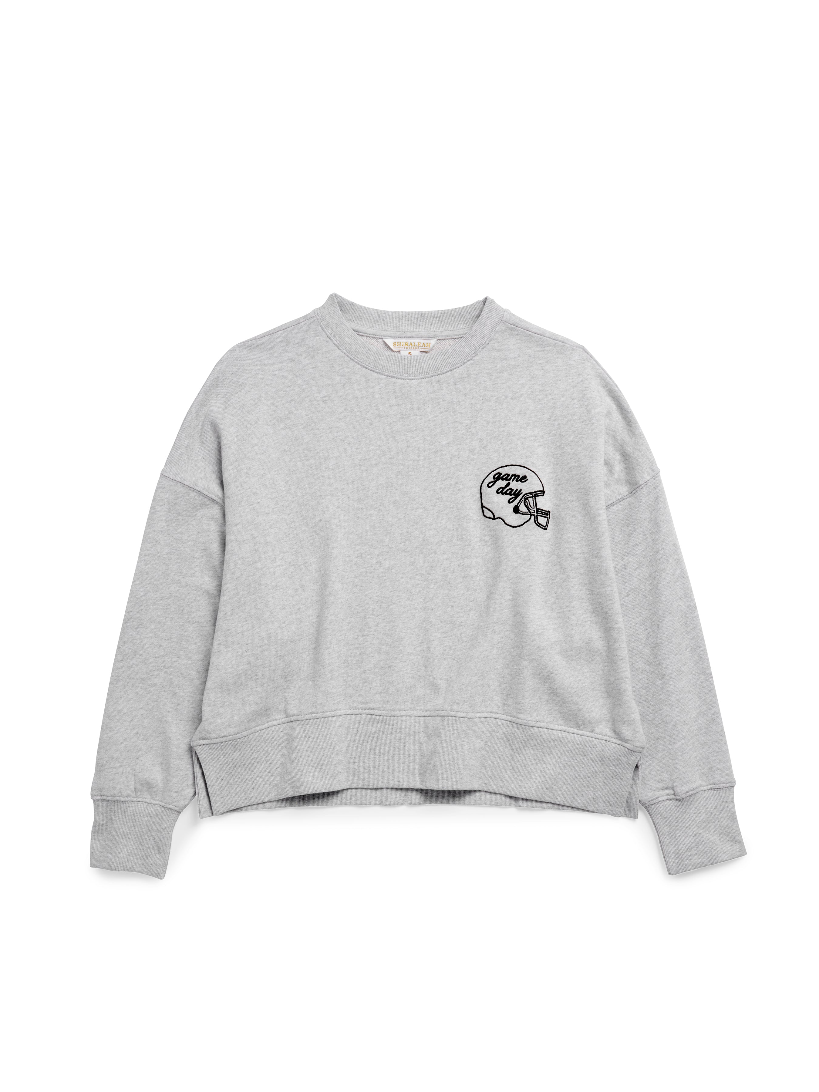 Shiraleah "Touchdown" Relaxed Sweatshirt GREY