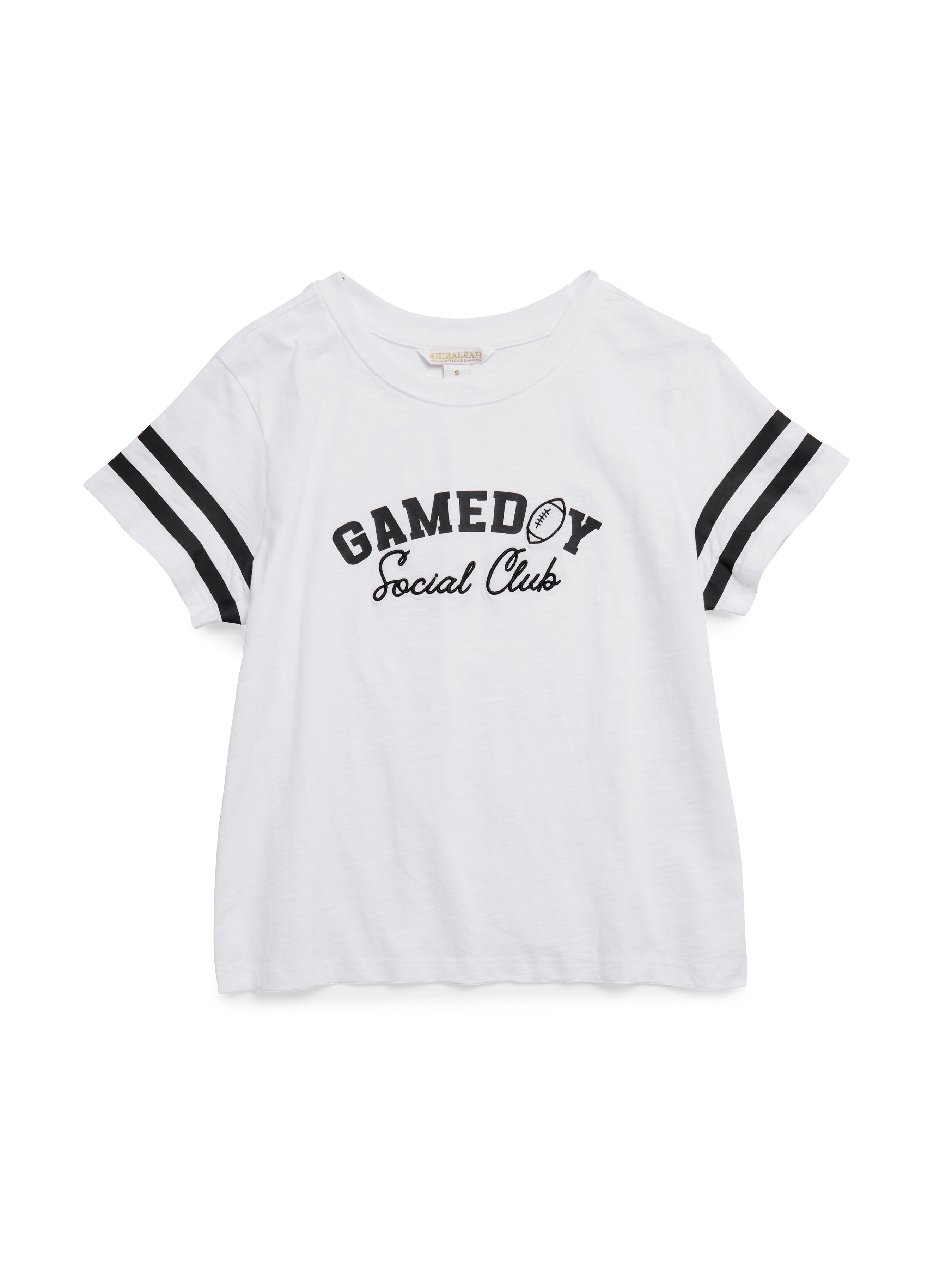 Shiraleah "Game Day" Relaxed Tee WHITE