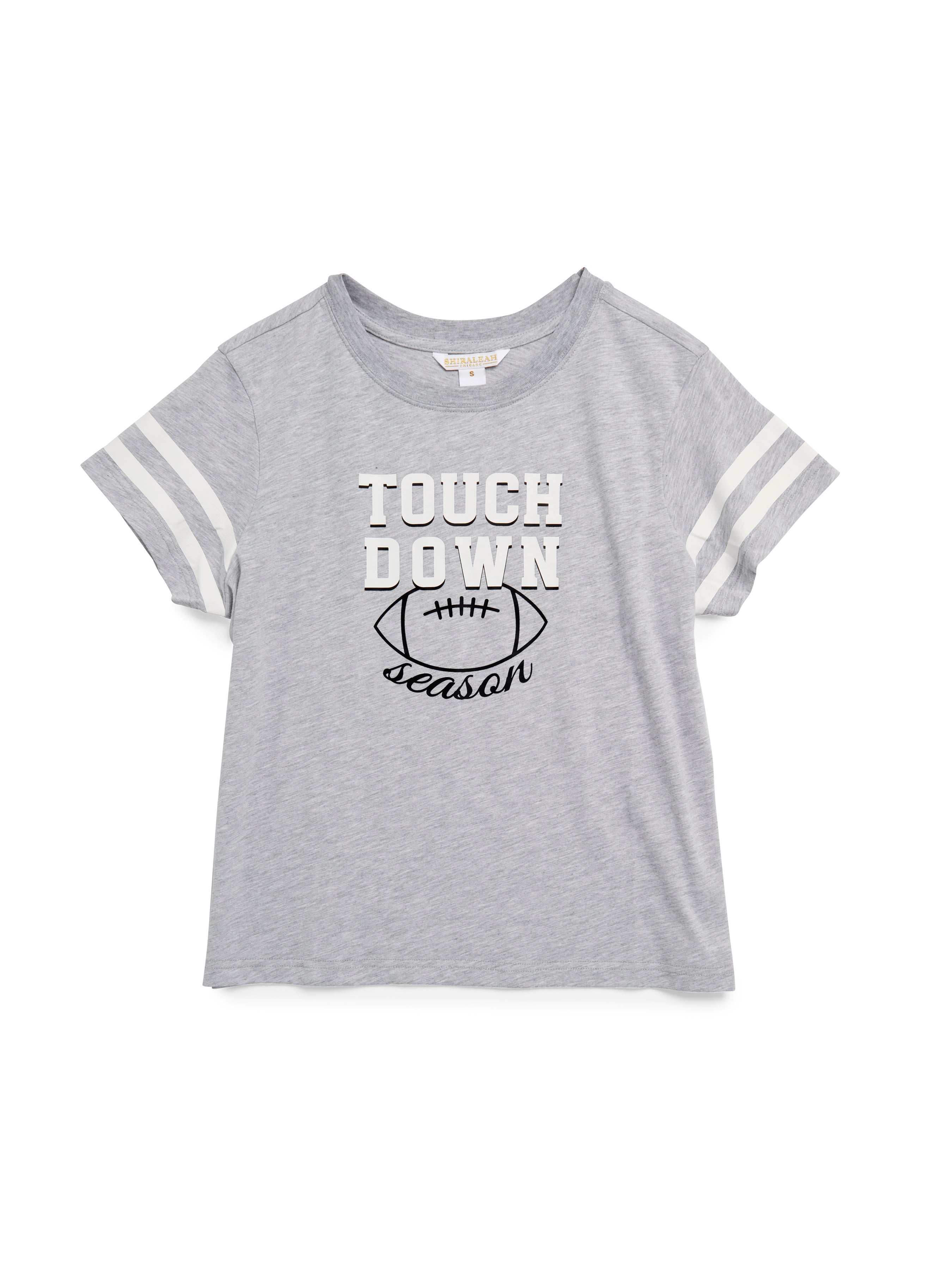 Shiraleah "Touchdown Season" Relaxed Tee GREY
