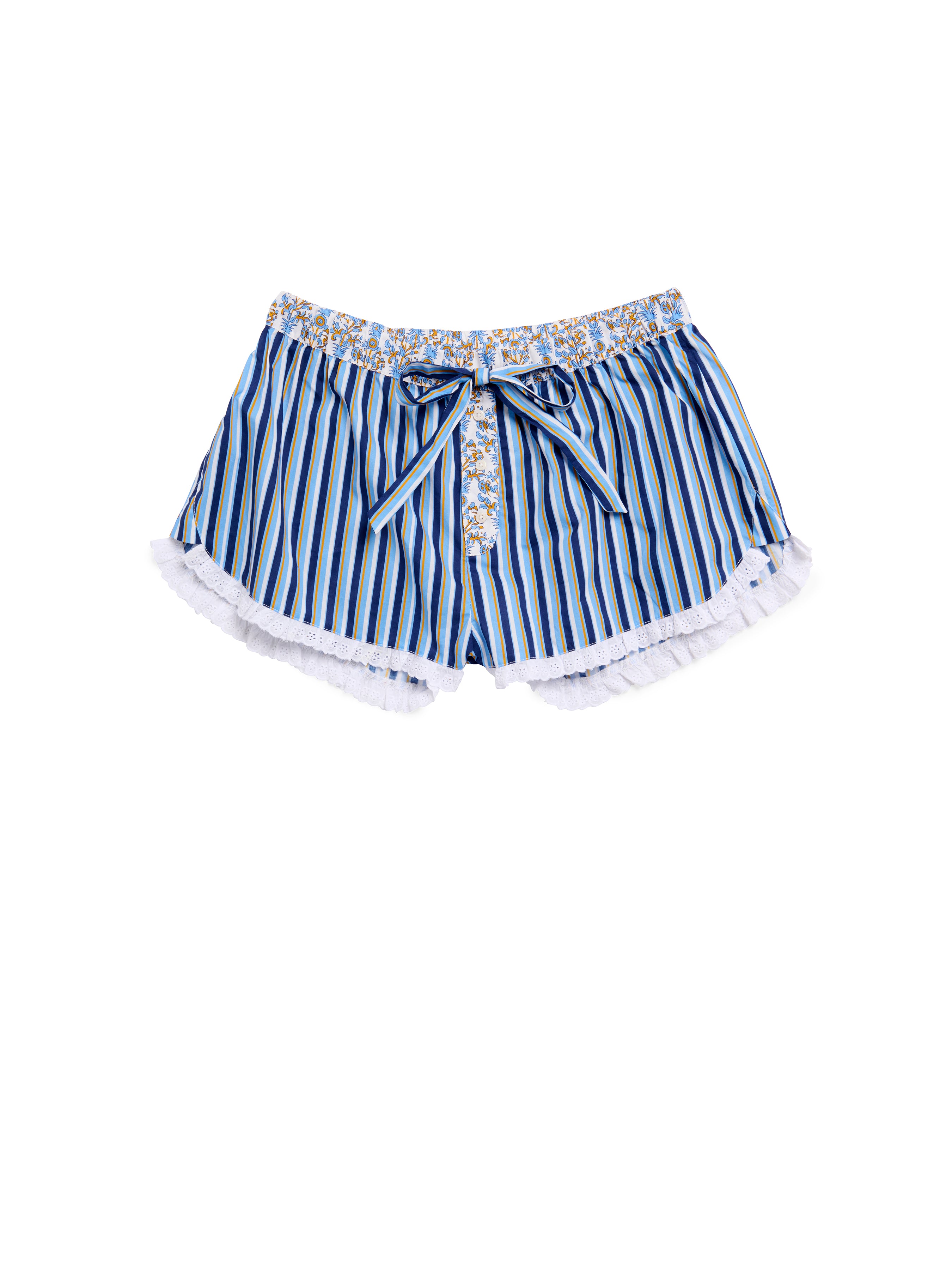 Shiraleah Striped Boxer Short, Blue