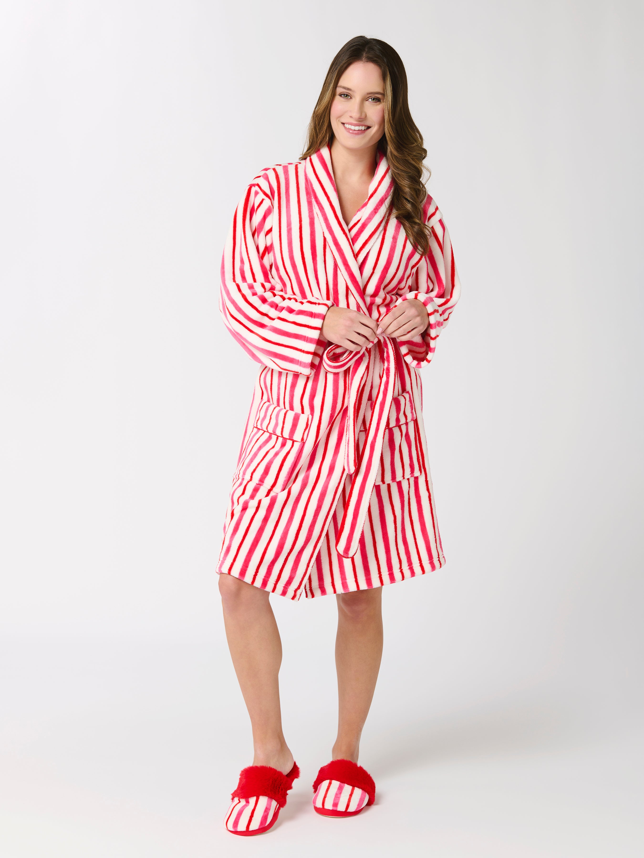 Shiraleah Candy Stripe Robe, Multi