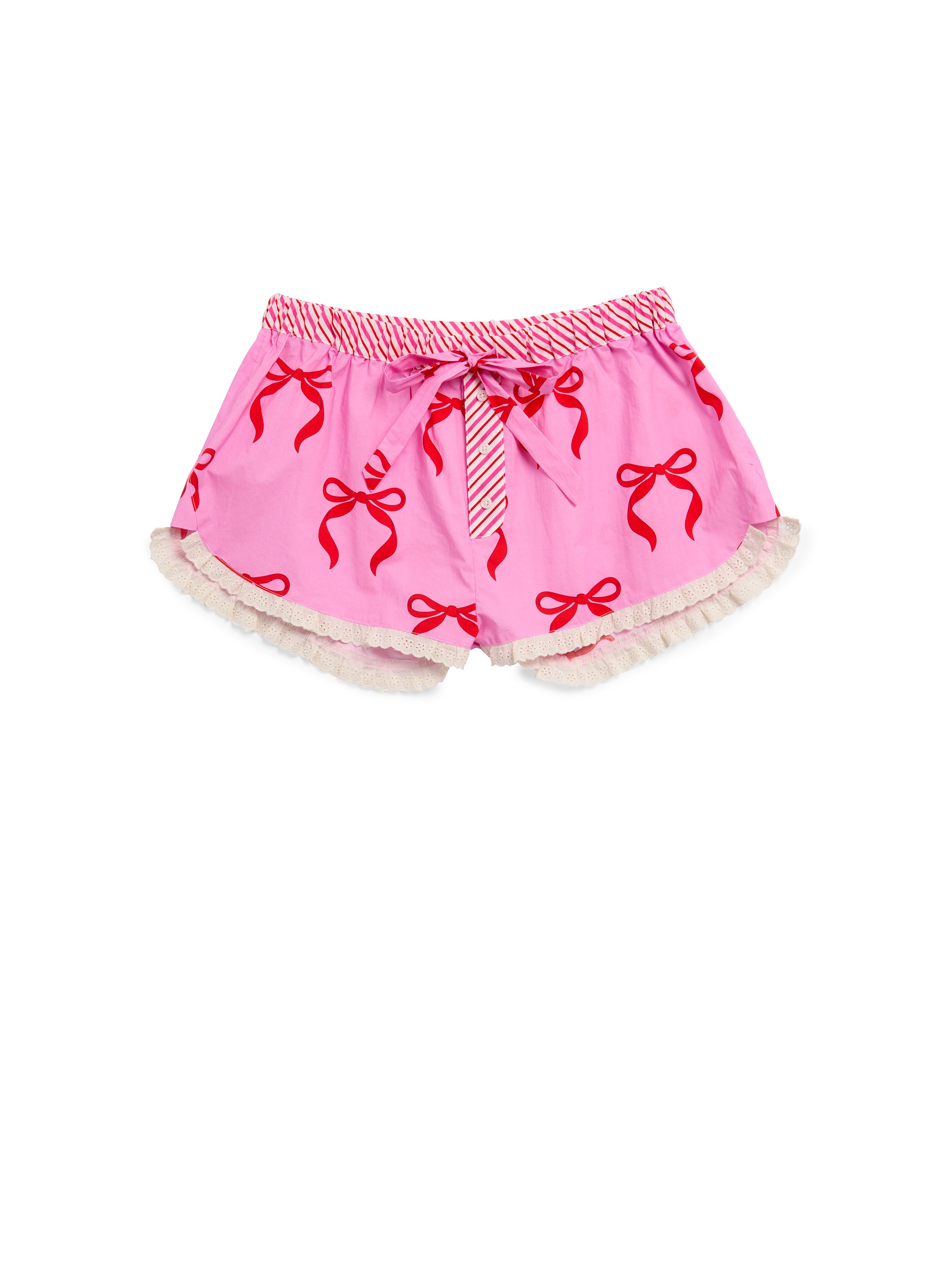 Shiraleah Bow Boxer Short, Pink
