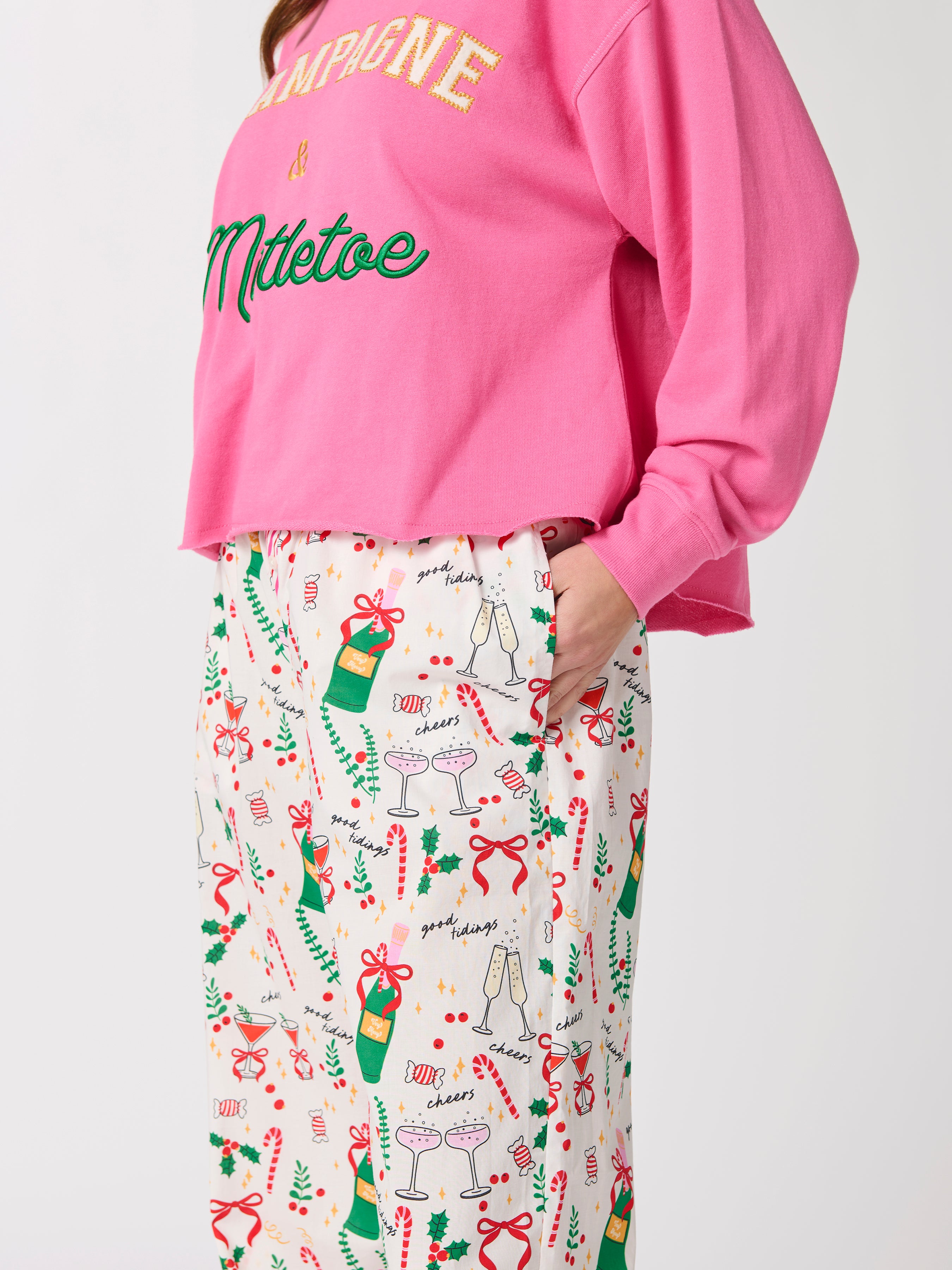 Shiraleah Celebration Boxer Pant, Ivory