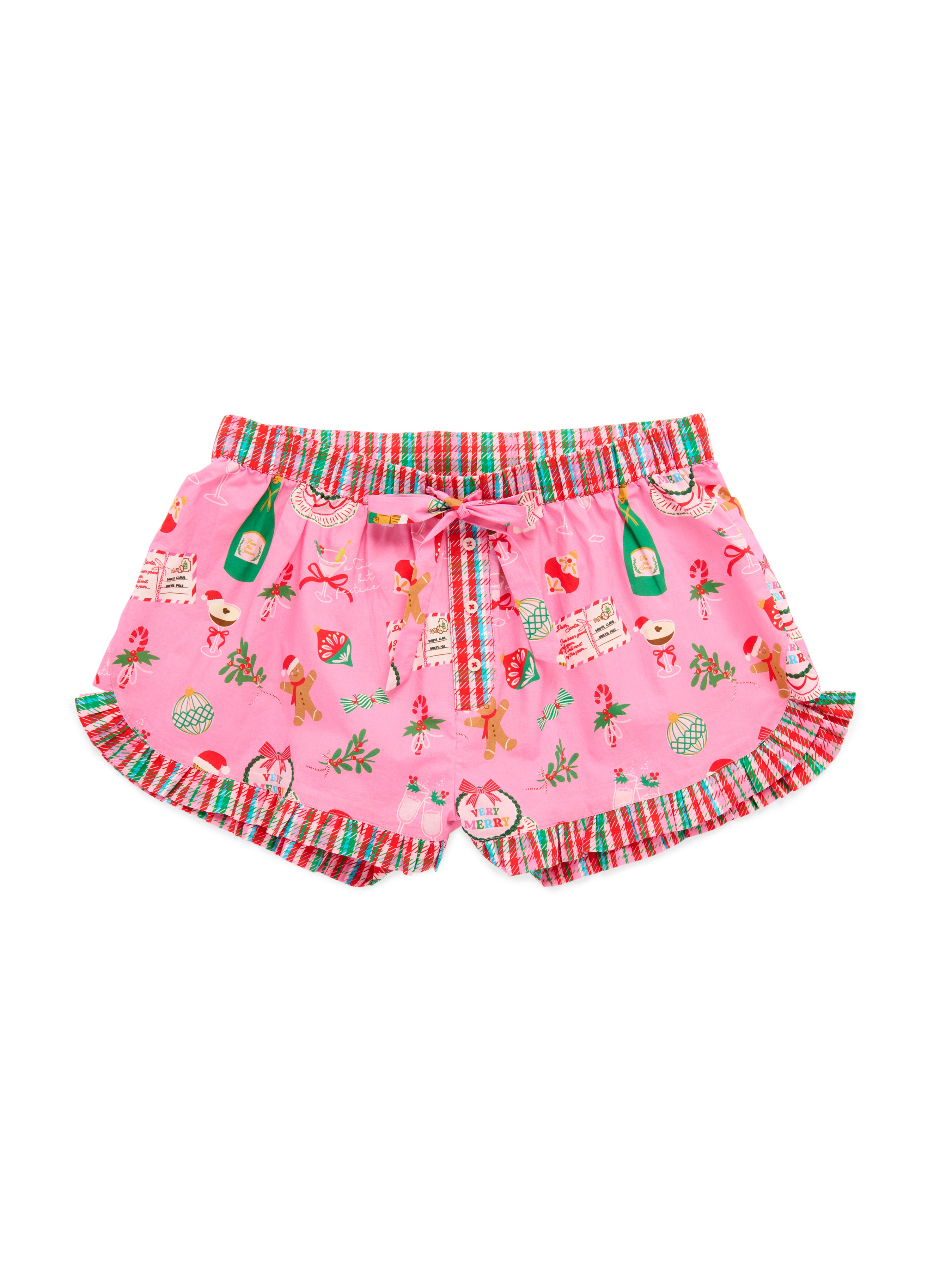 Shiraleah Merry Icons Boxer Short PINK / EXTRA SMALL