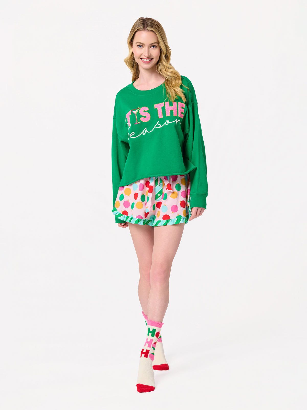 Shiraleah Ornament Boxer Short BLUSH / EXTRA SMALL