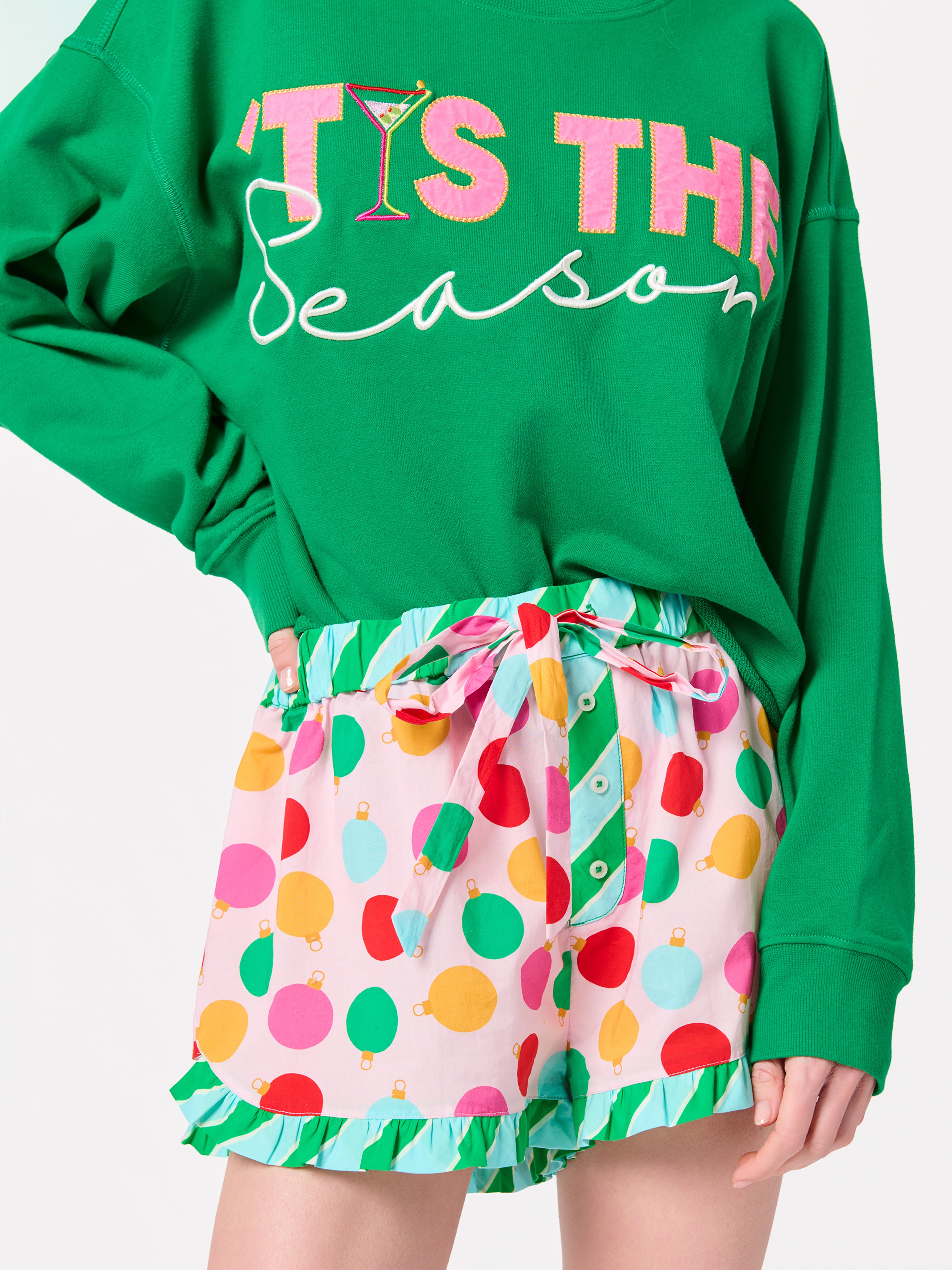 Shiraleah Ornament Boxer Short BLUSH / EXTRA SMALL