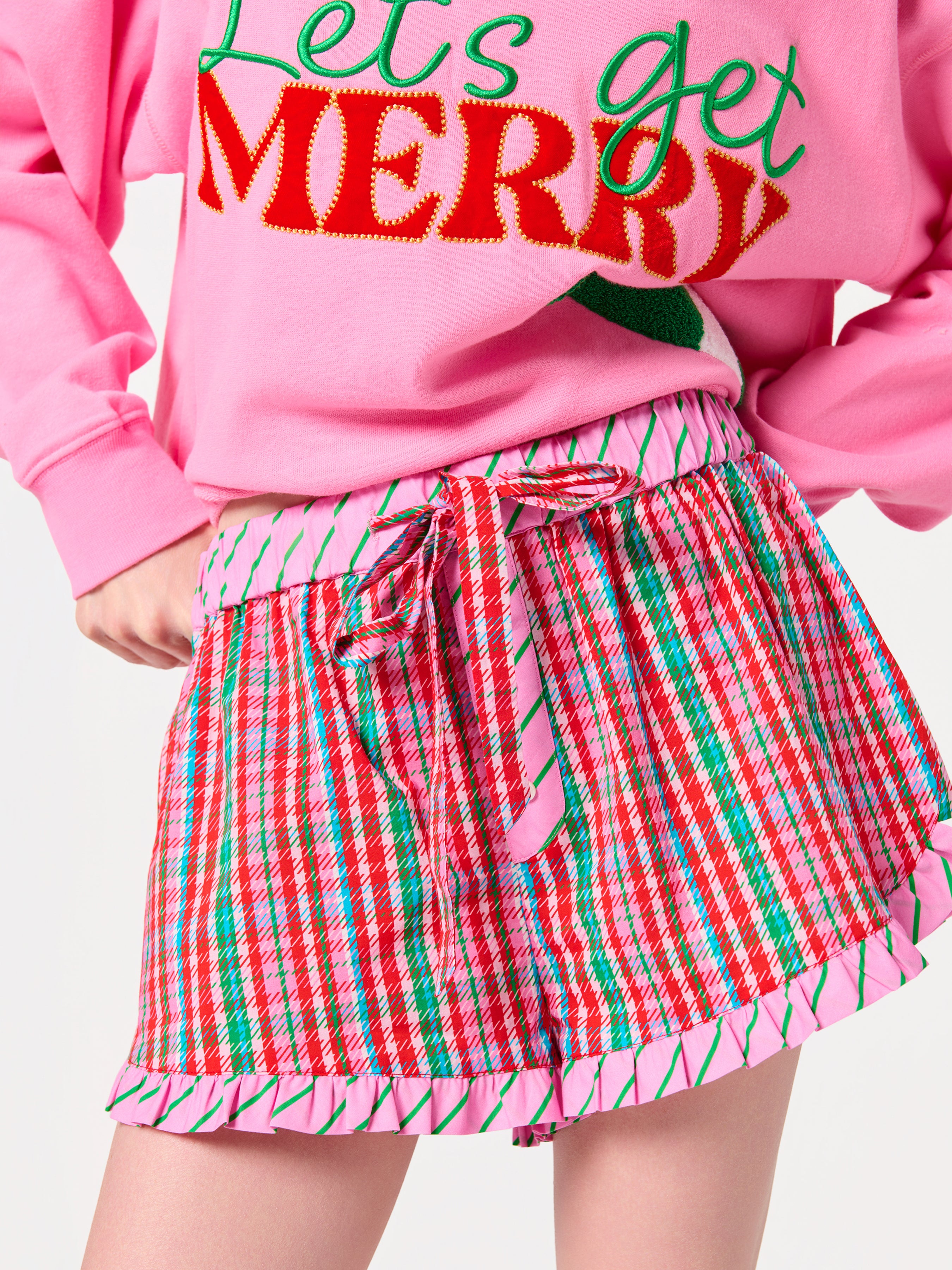 Shiraleah Plaid Boxer Short MULTI / EXTRA SMALL