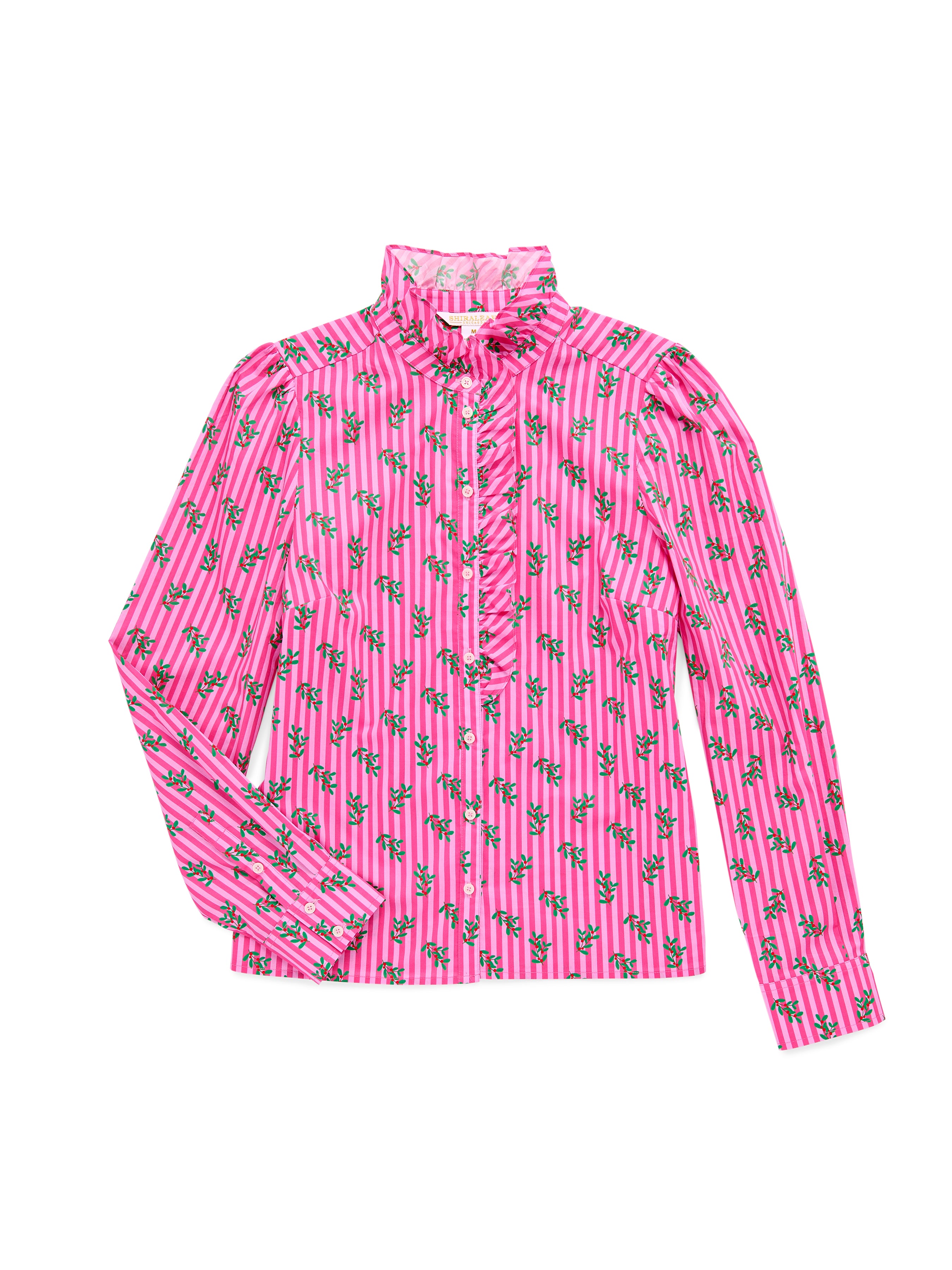 Shiraleah Holly Ruffle Blouse PINK / EXTRA SMALL
