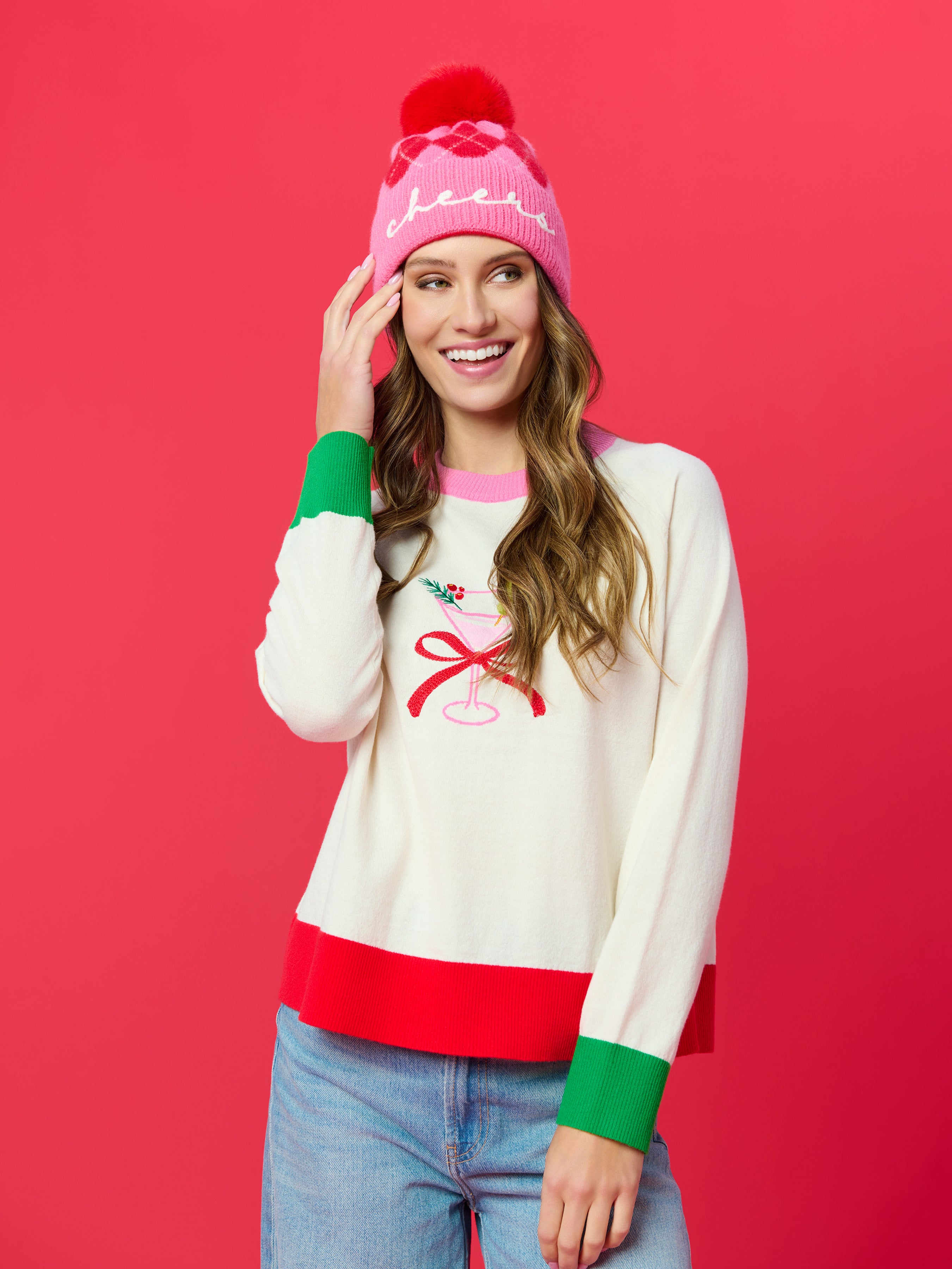 Shiraleah Martini Lightweight Boxy Sweater IVORY / EXTRA SMALL