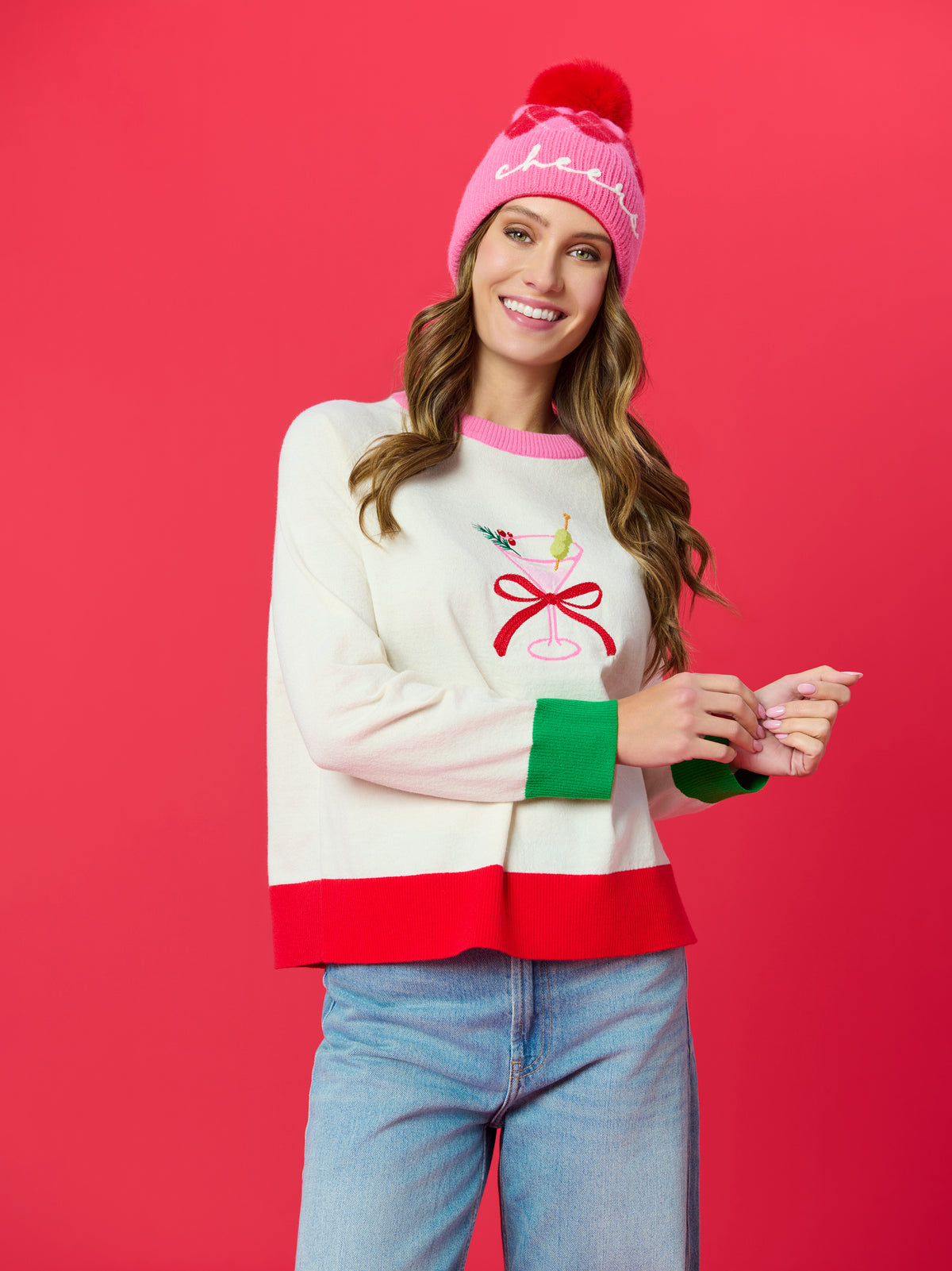 Shiraleah Martini Lightweight Boxy Sweater IVORY / EXTRA SMALL