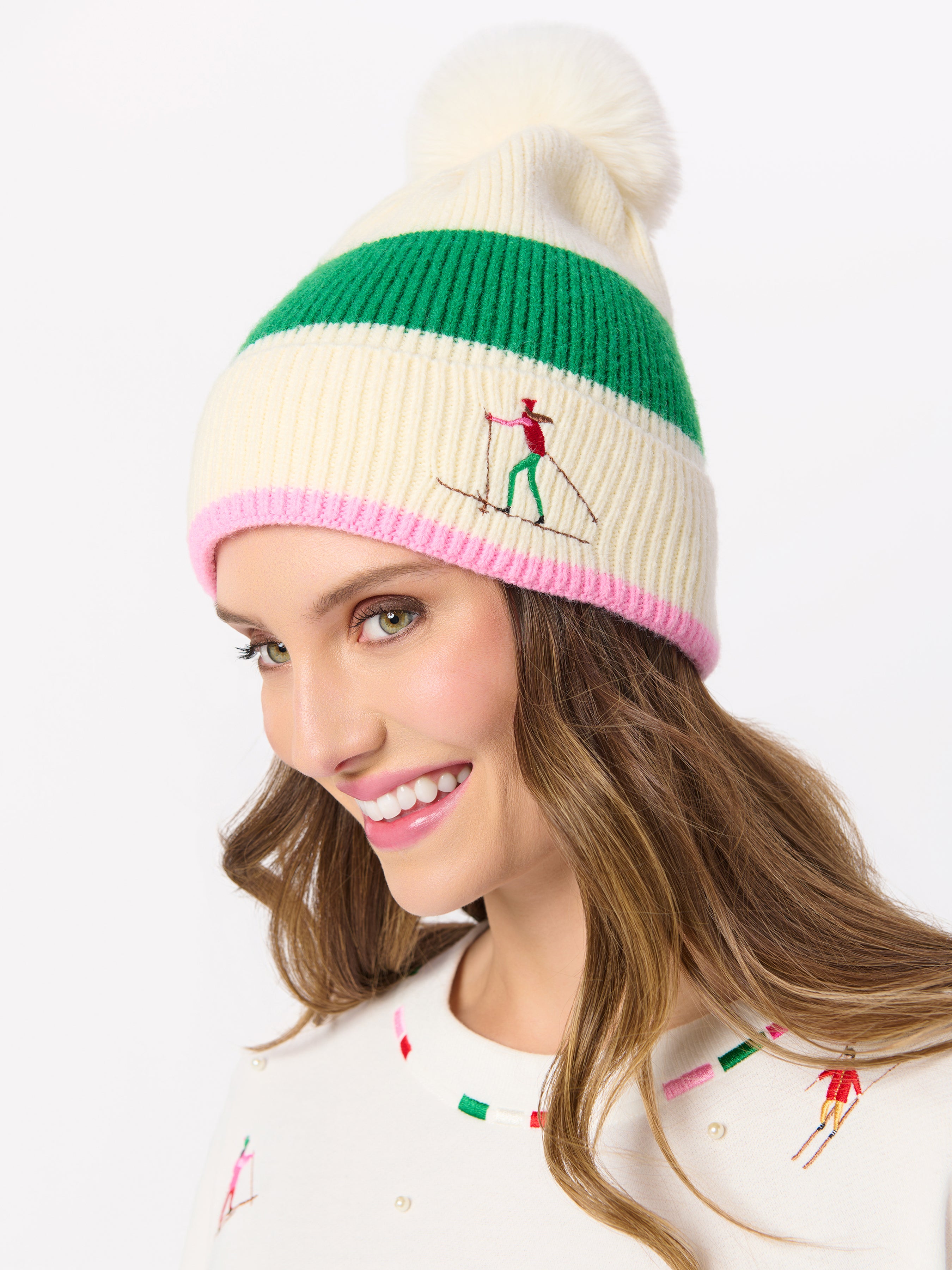 Shiraleah Alpine Beanie, Ivory