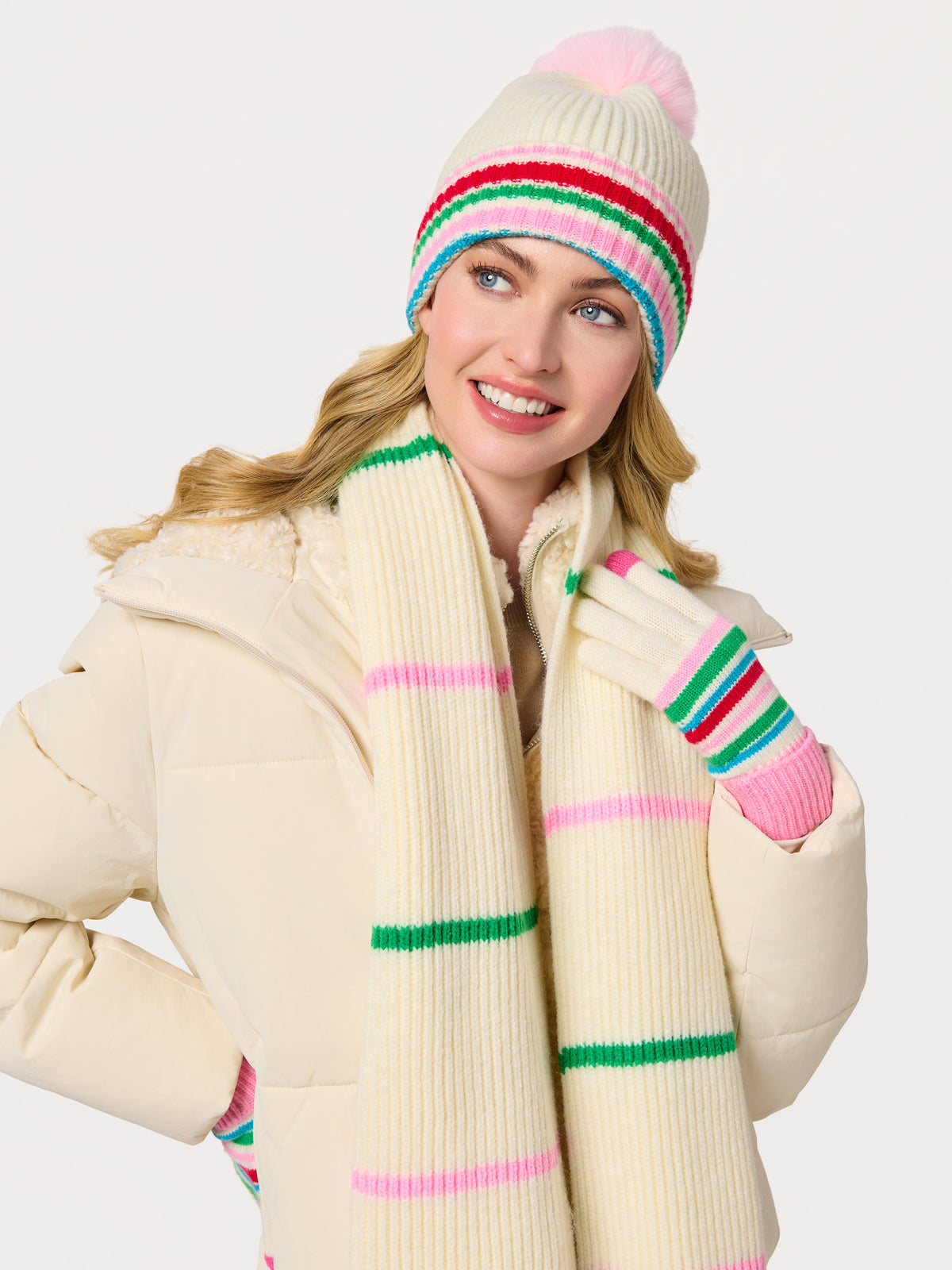 Shiraleah Elle Beanie IVORY / OS