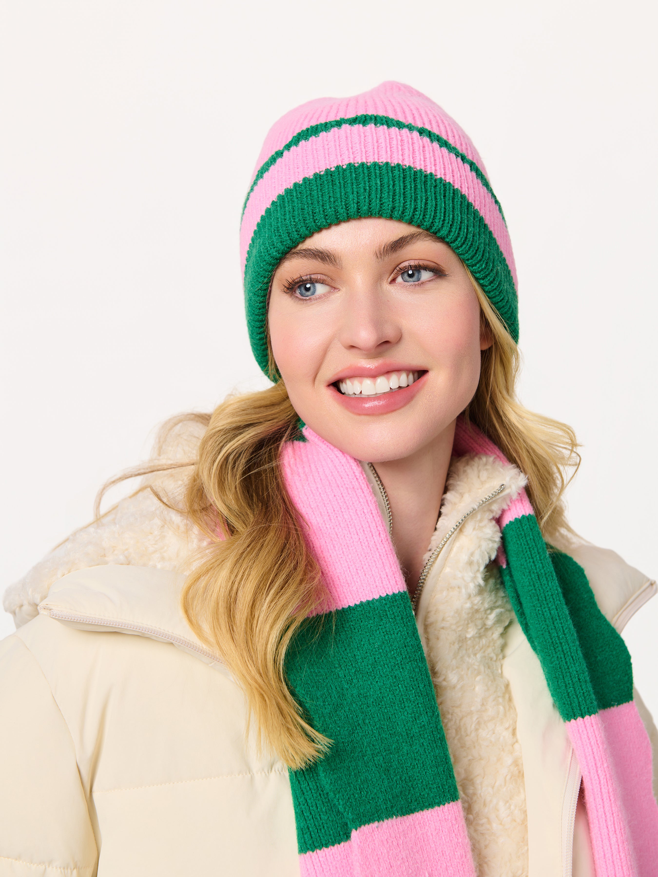 Shiraleah Scala Beanie GREEN / OS