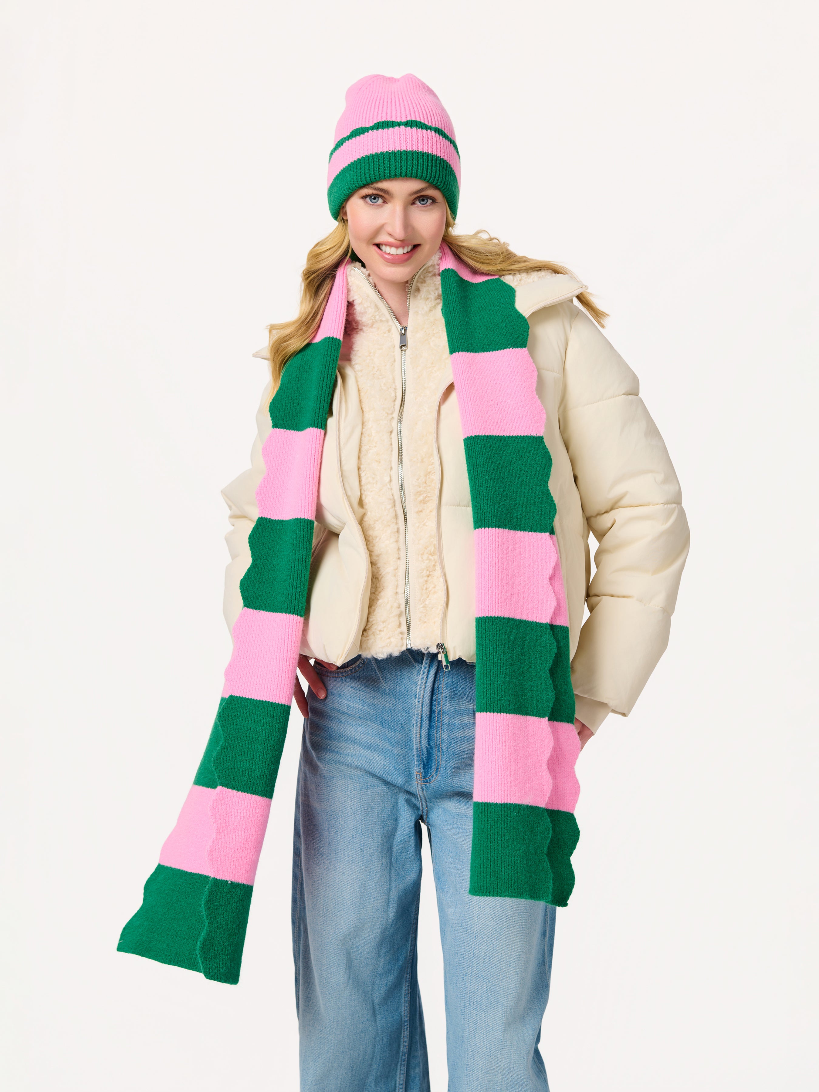 Shiraleah Scala Beanie GREEN / OS