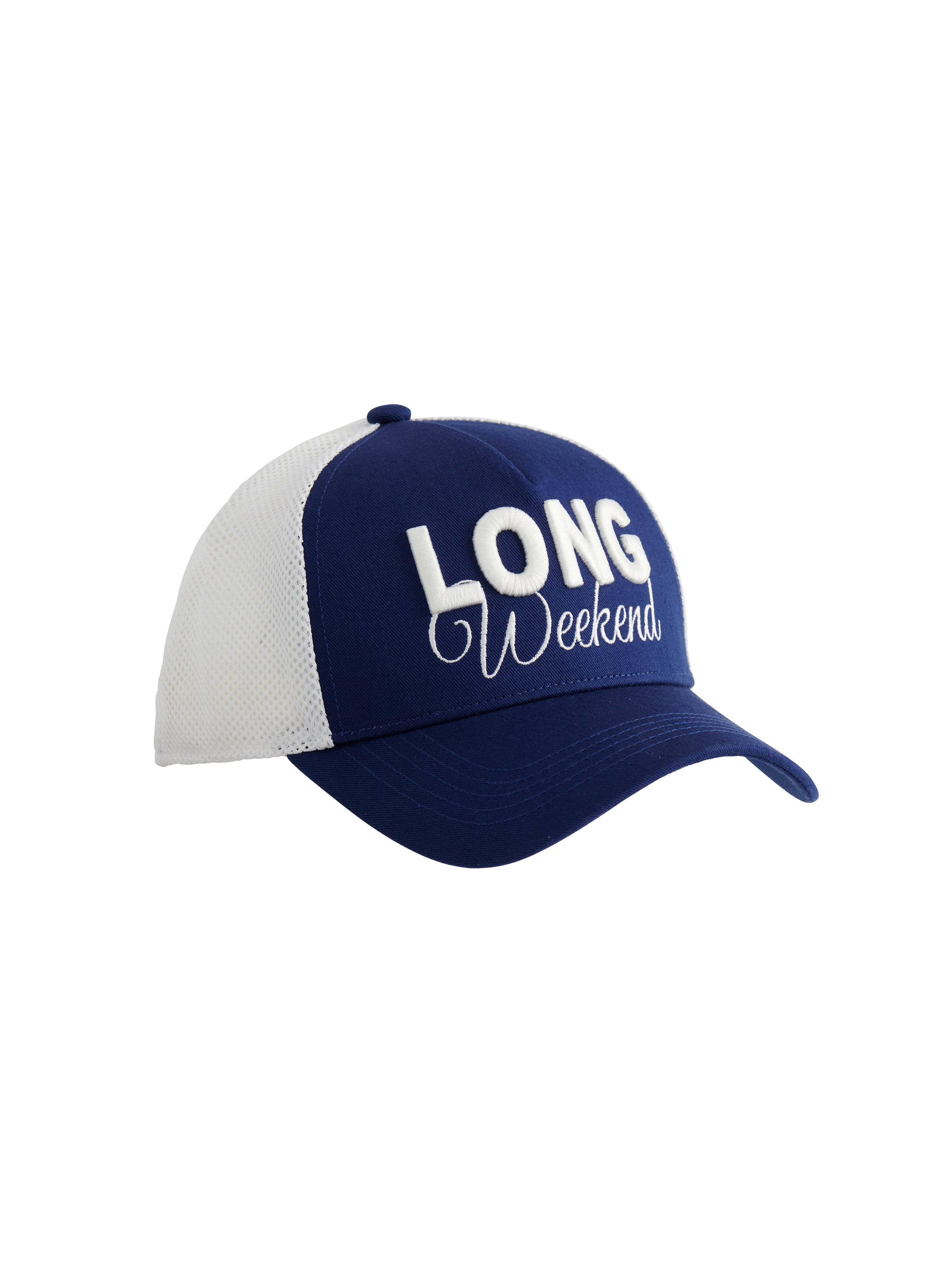 Shiraleah "Long Weekend" Trucker Hat, Navy