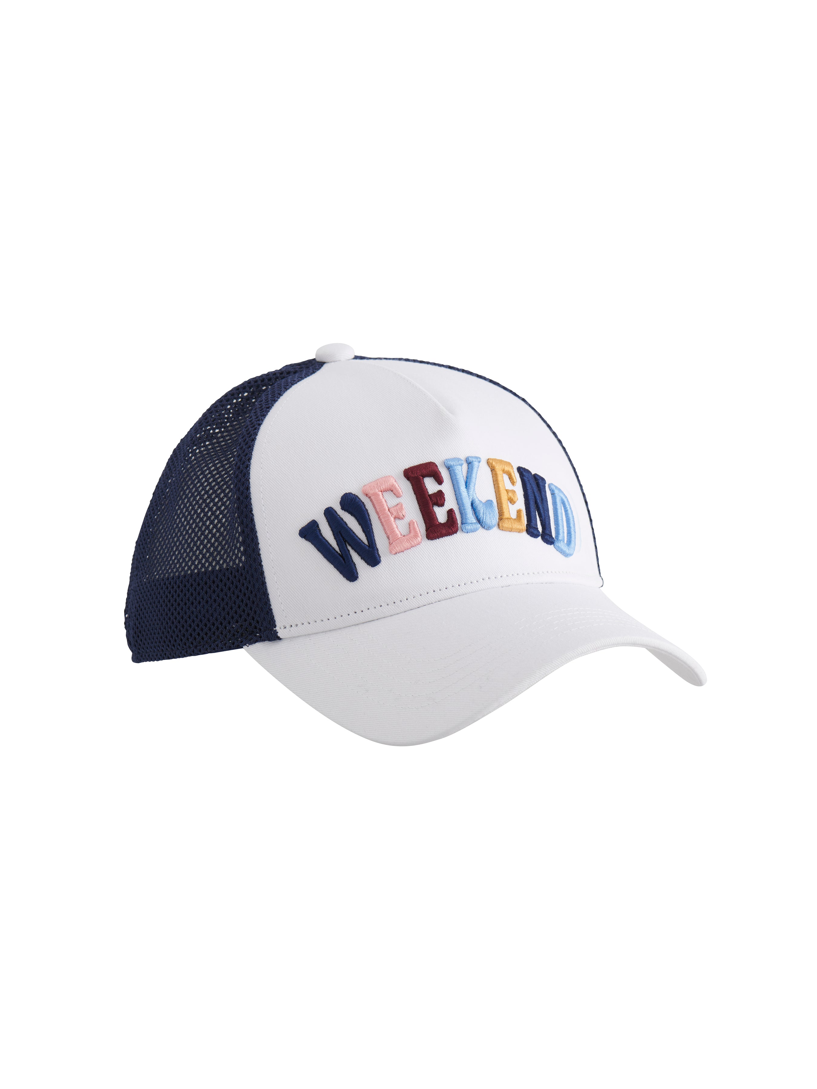 Shiraleah "Weekend" Trucker Hat, Ivory