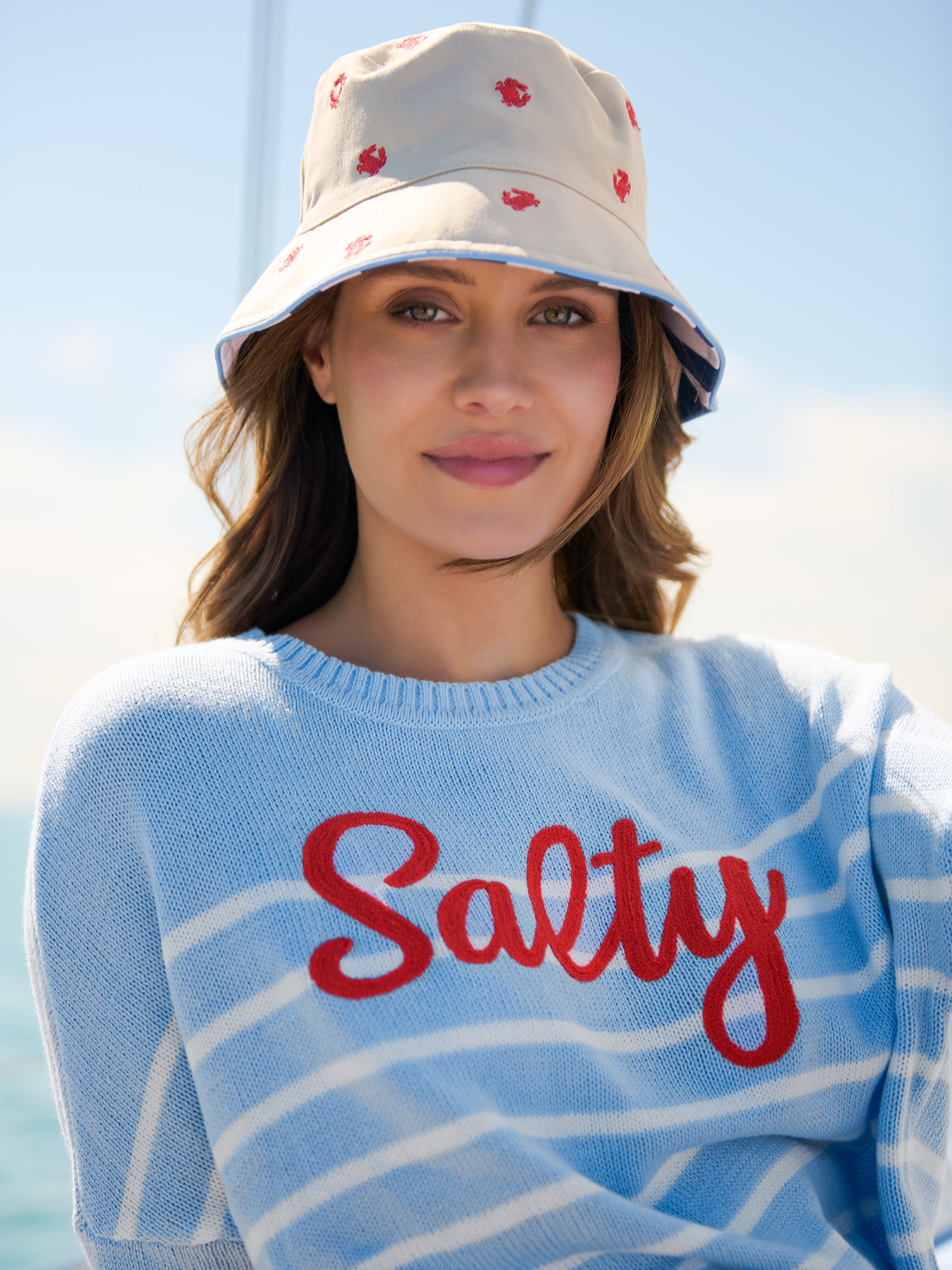 Shiraleah Lobster Reversible Bucket Hat, Multi