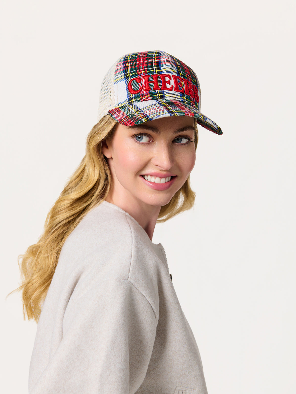 Shiraleah "Cheers" Trucker Hat, Red