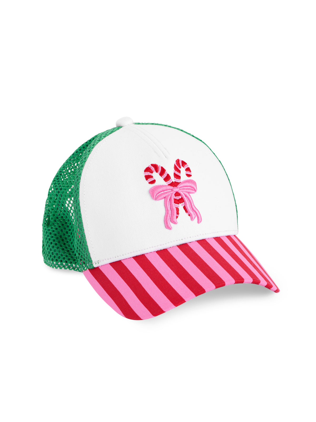 Shiraleah Candy Cane Trucker Hat, Multi