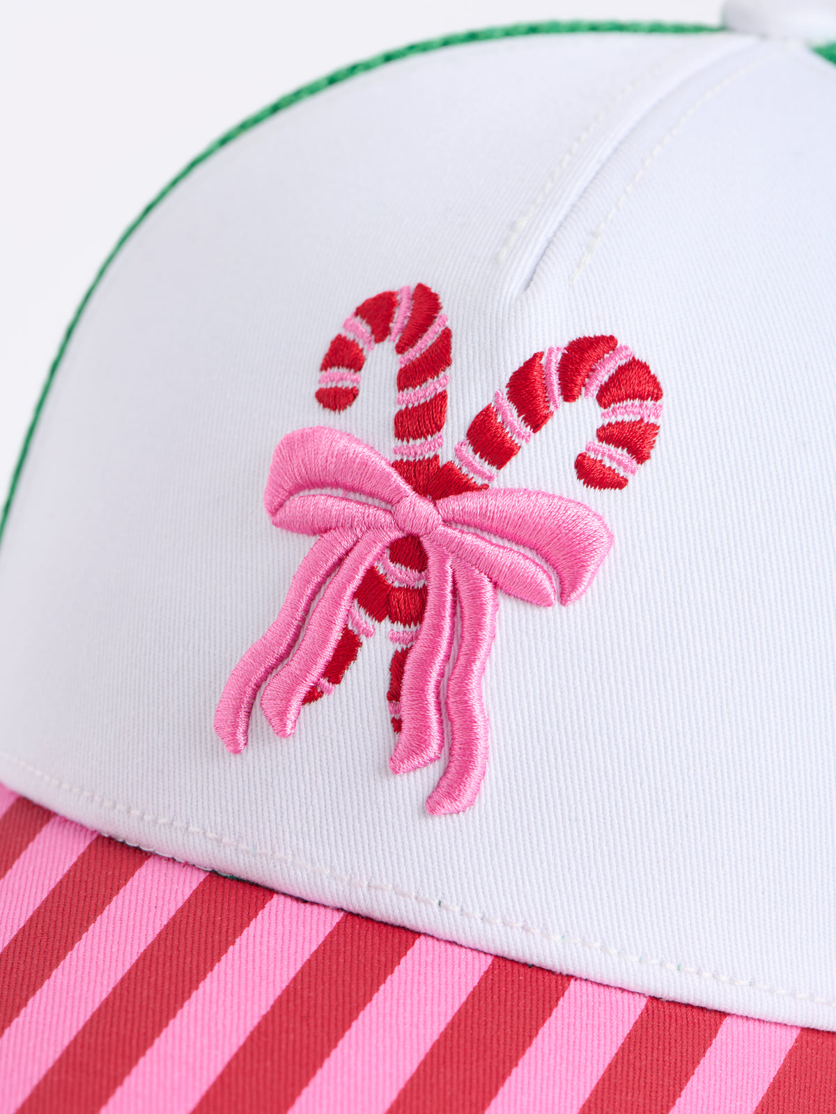 Shiraleah Candy Cane Trucker Hat, Multi