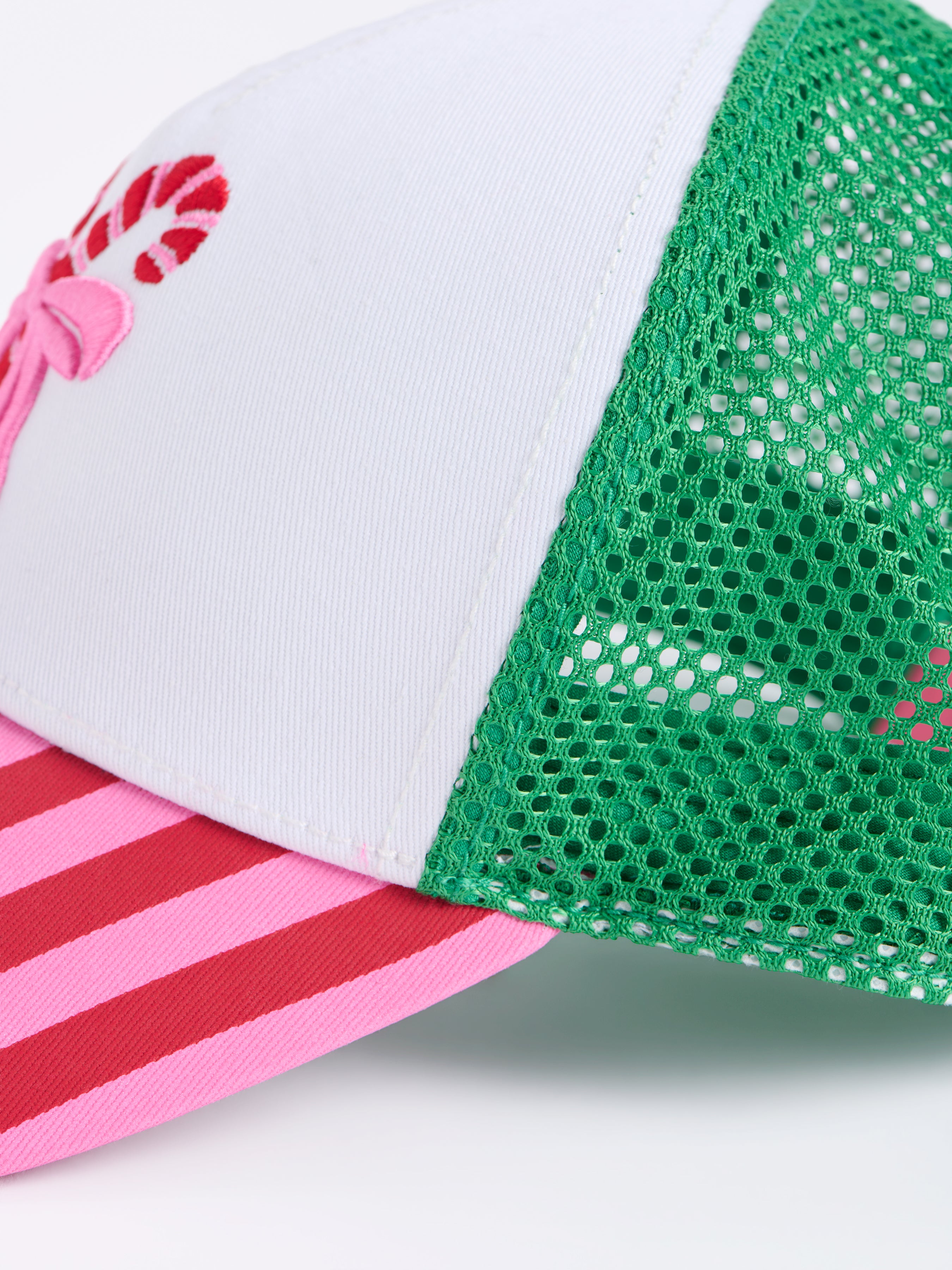 Shiraleah Candy Cane Trucker Hat, Multi