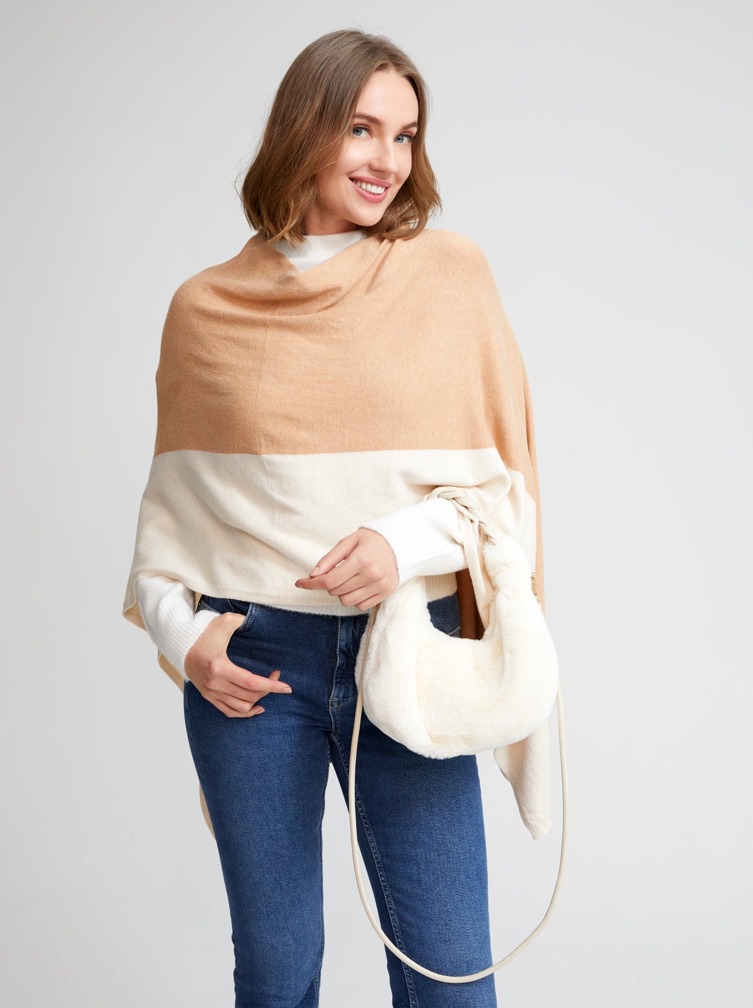Shiraleah Moritz Mini Hobo, Ivory - FINAL SALE ONLY