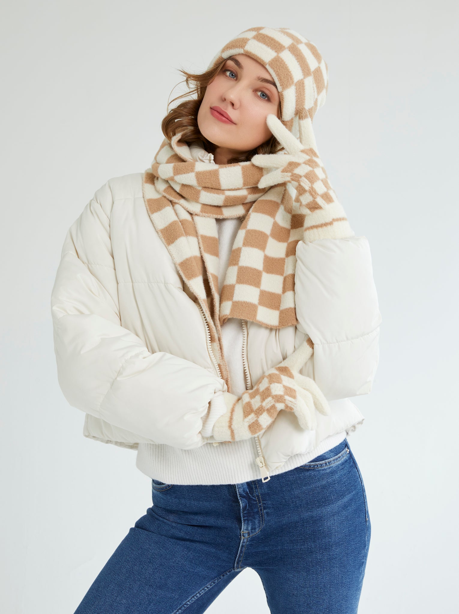Shiraleah Tanner Scarf TAN