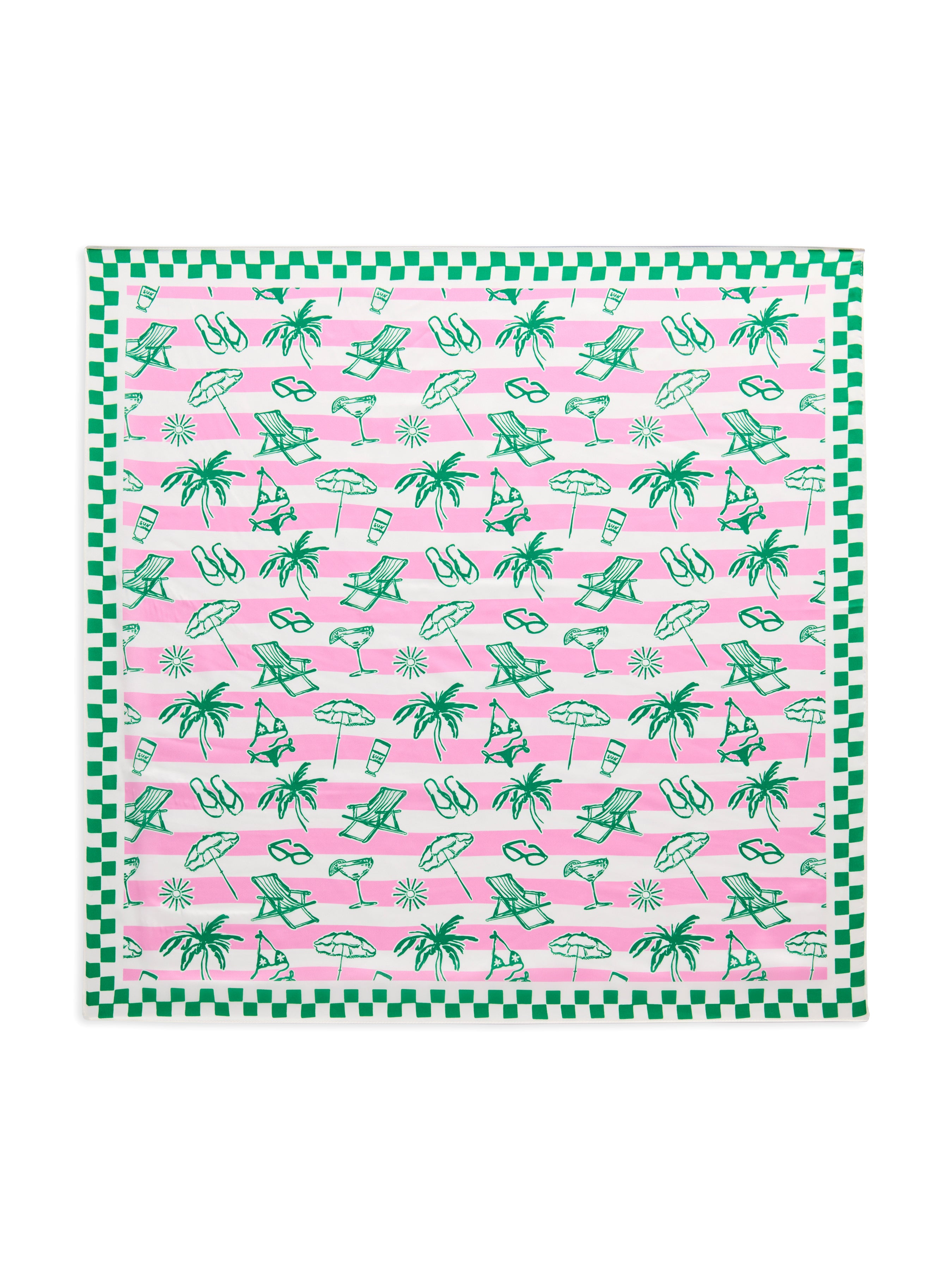 Shiraleah Tropical Scarf, Pink