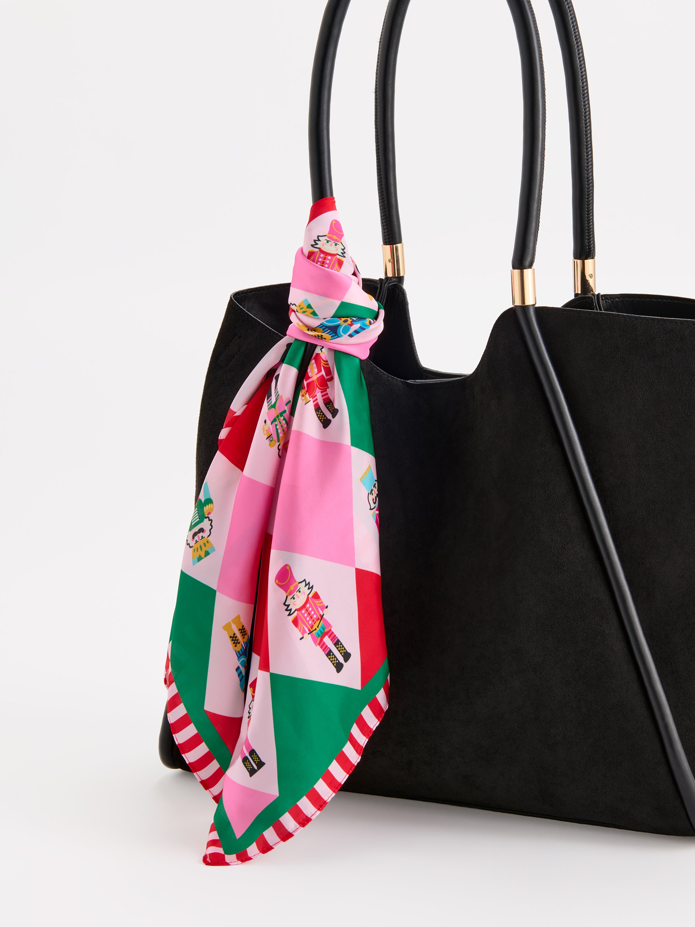 Shiraleah Festive Nutcracker Square Scarf, Multi