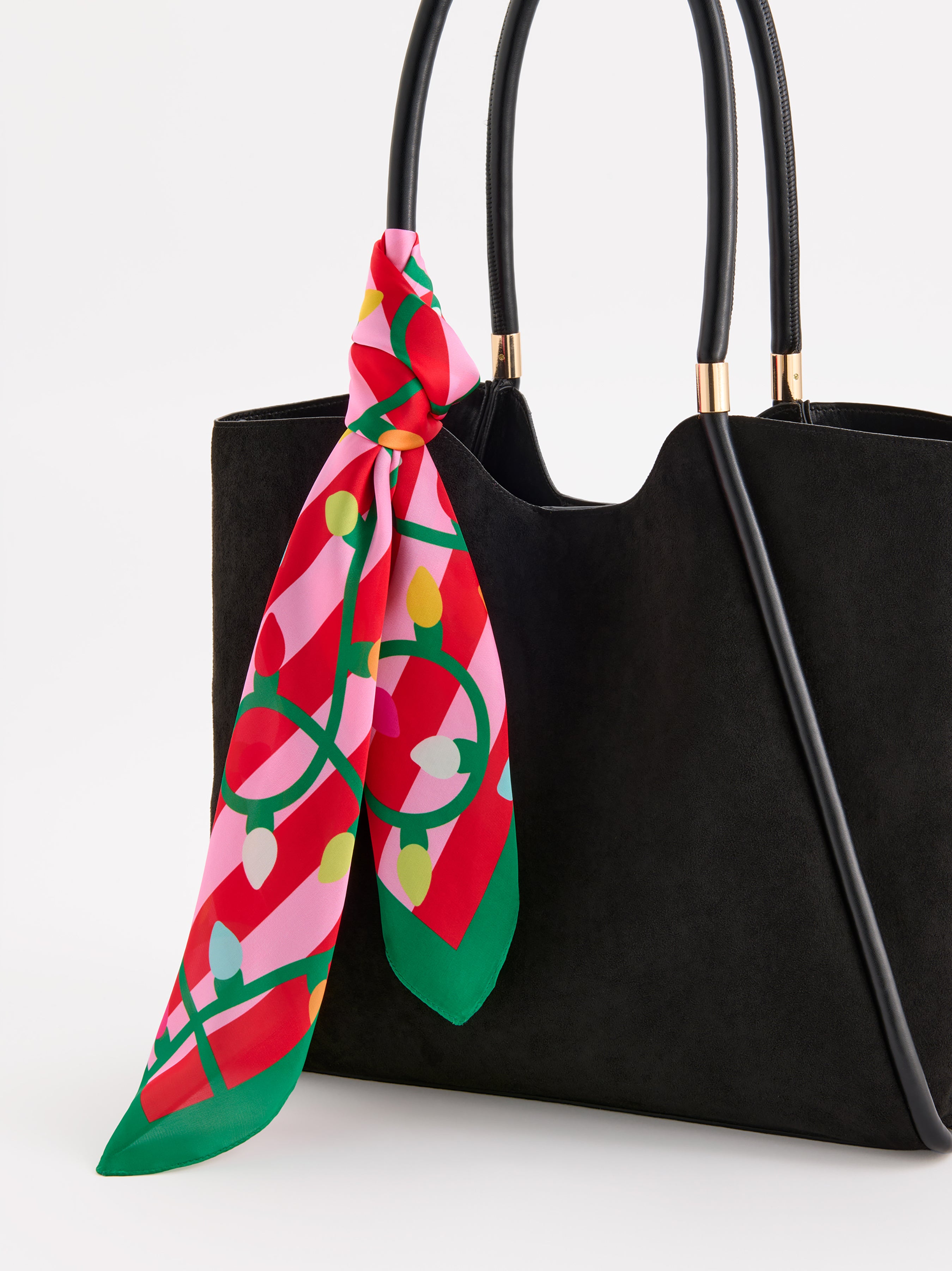 Shiraleah Festive String Lights Square Scarf, Multi