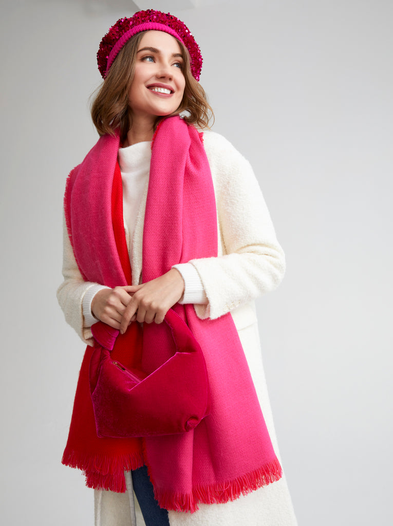 Magenta Cashmere Scarf