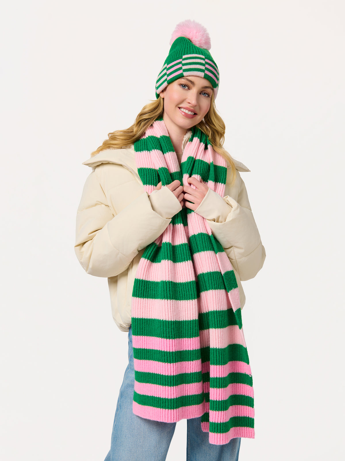 Shiraleah Jenny Scarf, Pink
