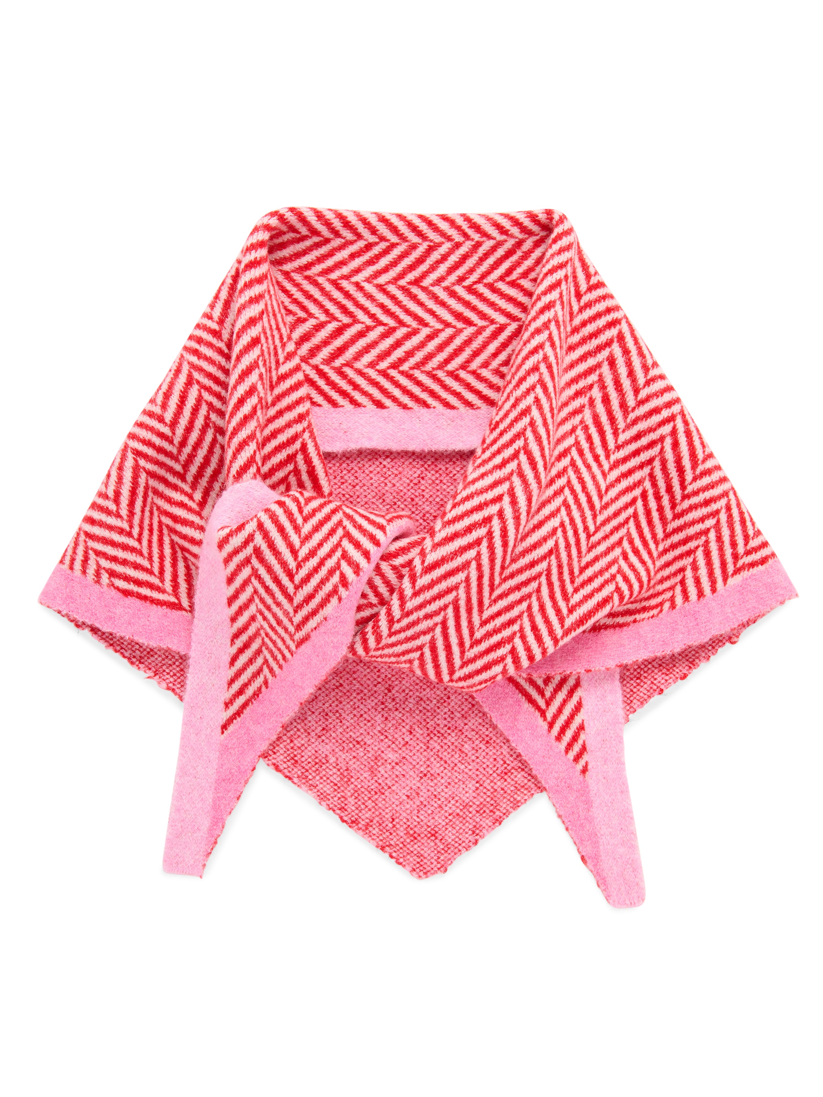 Shiraleah Ziggy Triangle Scarf RED / OS