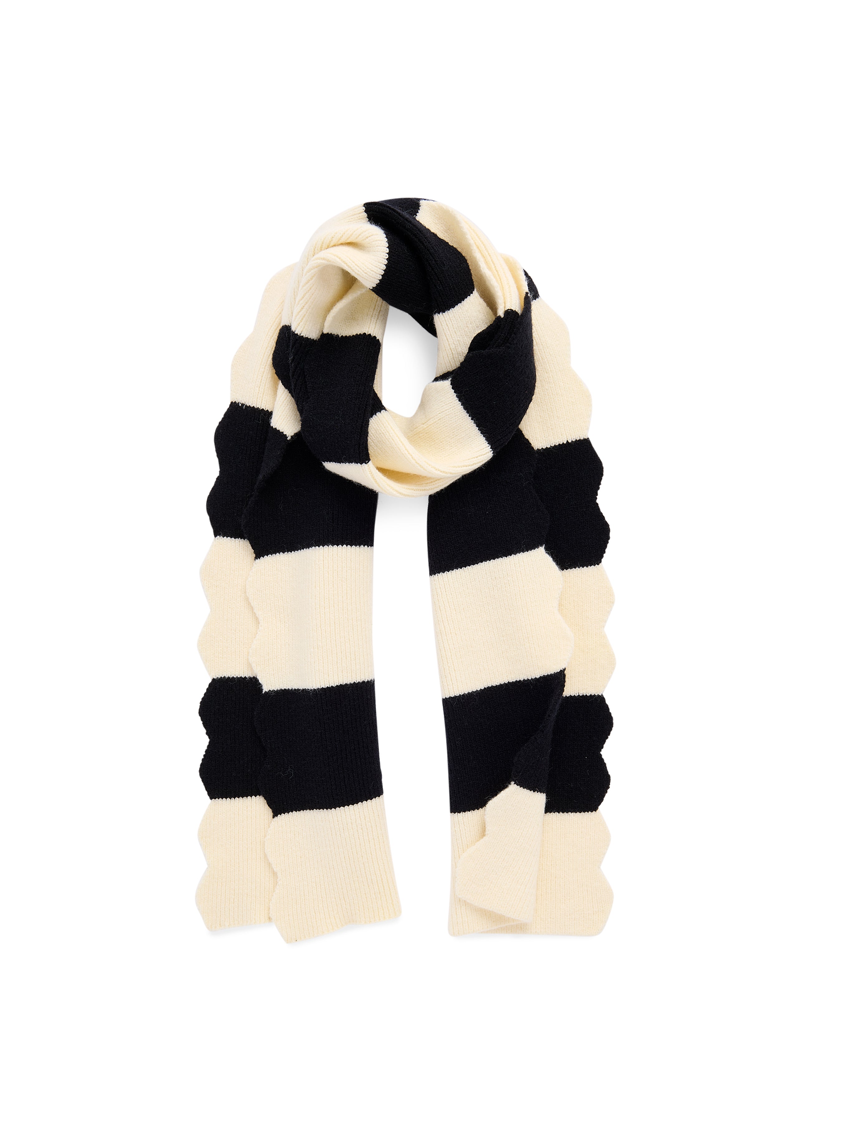 Shiraleah Scala Striped Scarf BLACK / OS